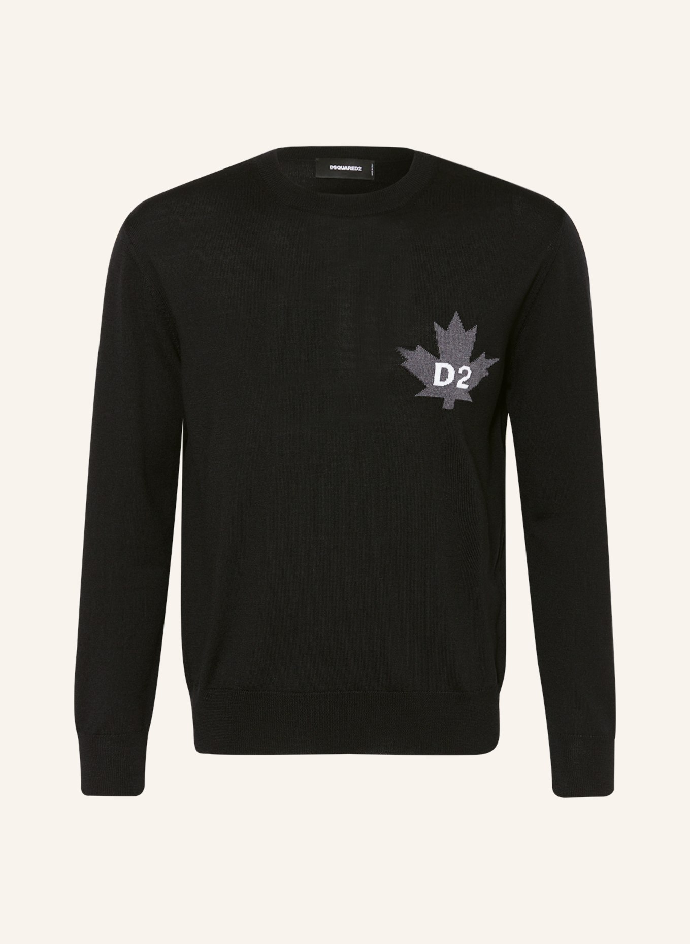 DSQUARED2 Sweater, Color: BLACK (Image 1)