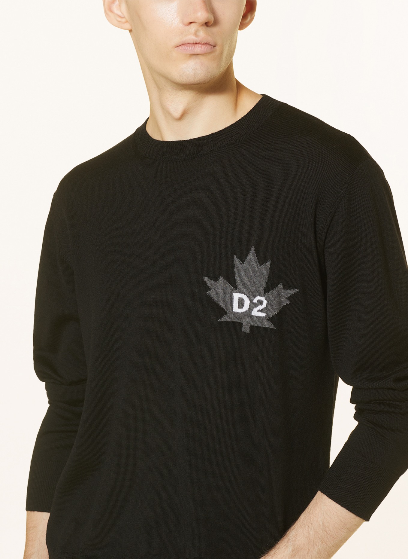 DSQUARED2 Sweater, Color: BLACK (Image 4)