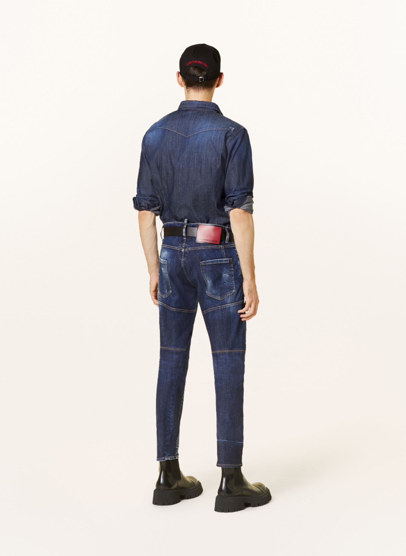 DSQUARED2 Jeans TIDY BIKER Extra Slim Fit, Farbe: 470 NAVY BLUE (Bild 3)