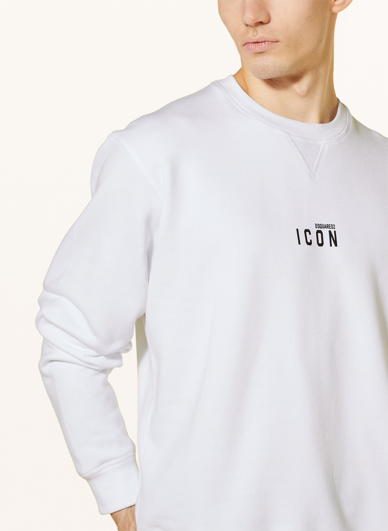 DSQUARED2 Sweatshirt in white black