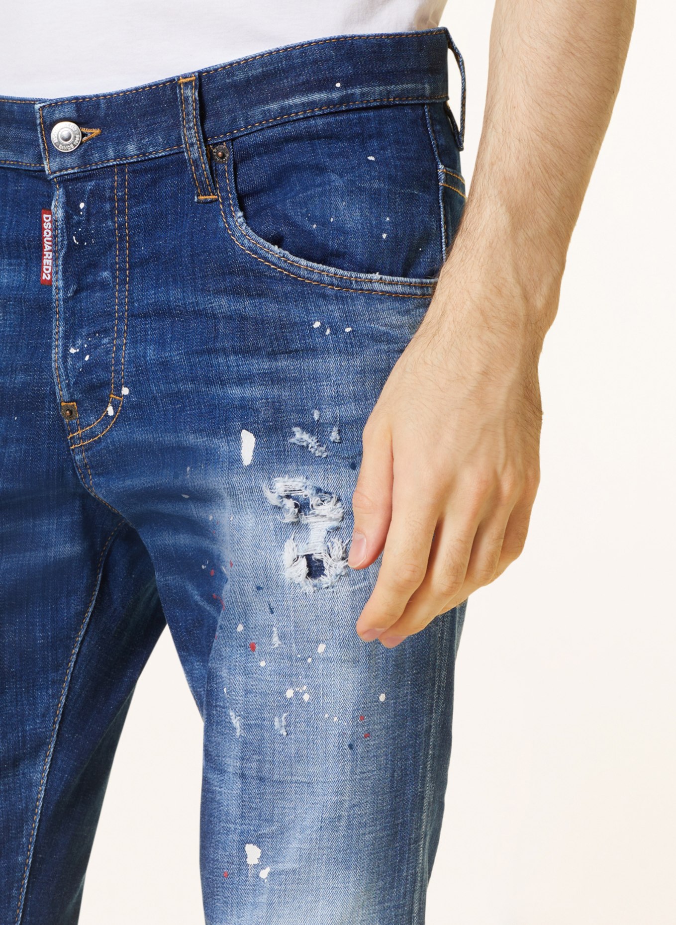 DSQUARED2 Jeans SKATER extra slim fit, Color: 470 NAVY BLUE (Image 5)