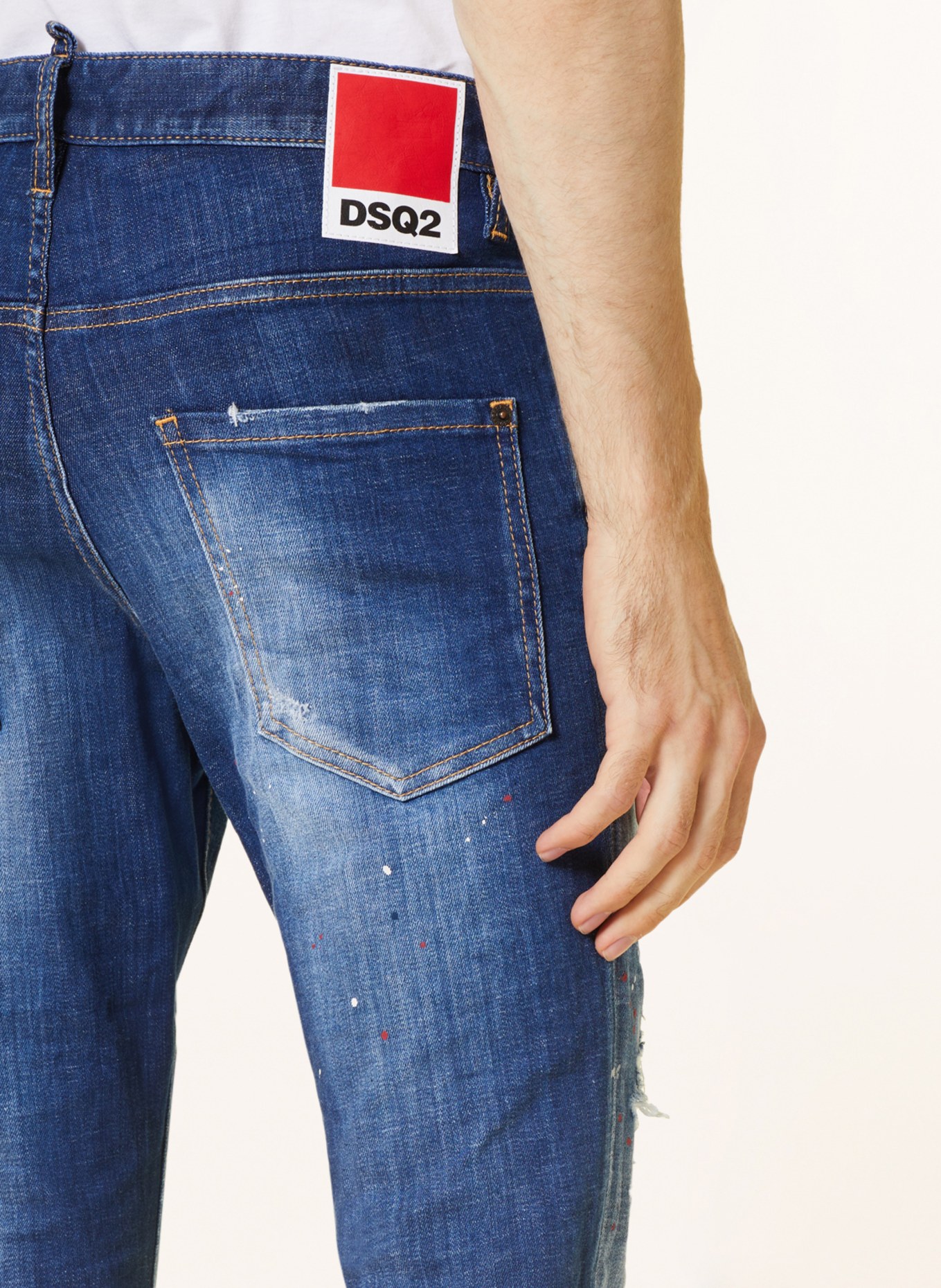 DSQUARED2 Jeans SKATER Extra Slim Fit, Farbe: 470 NAVY BLUE (Bild 6)
