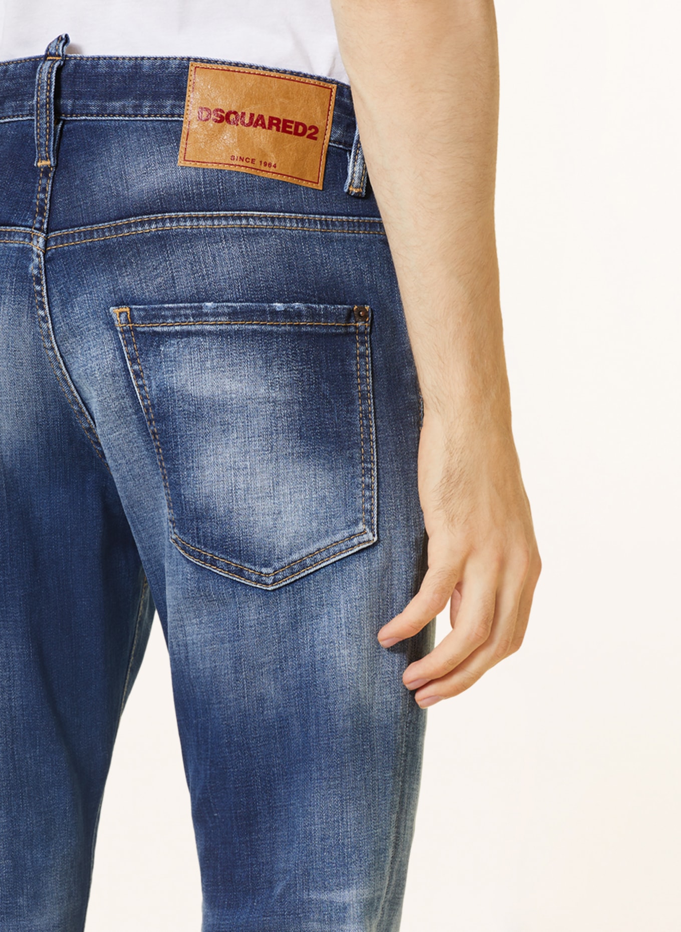 DSQUARED2 Jeans SKATER extra slim fit, Color: 470 NAVY BLUE (Image 6)