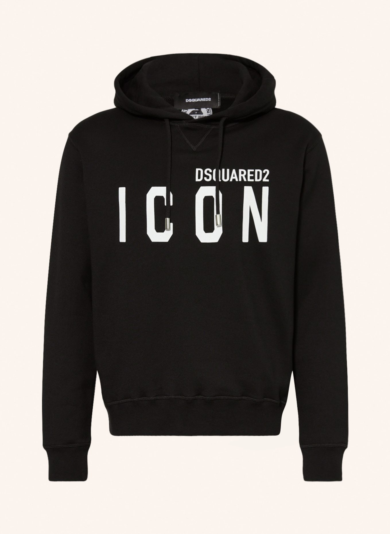 DSQUARED2 Hoodie, Color: BLACK/ WHITE (Image 1)