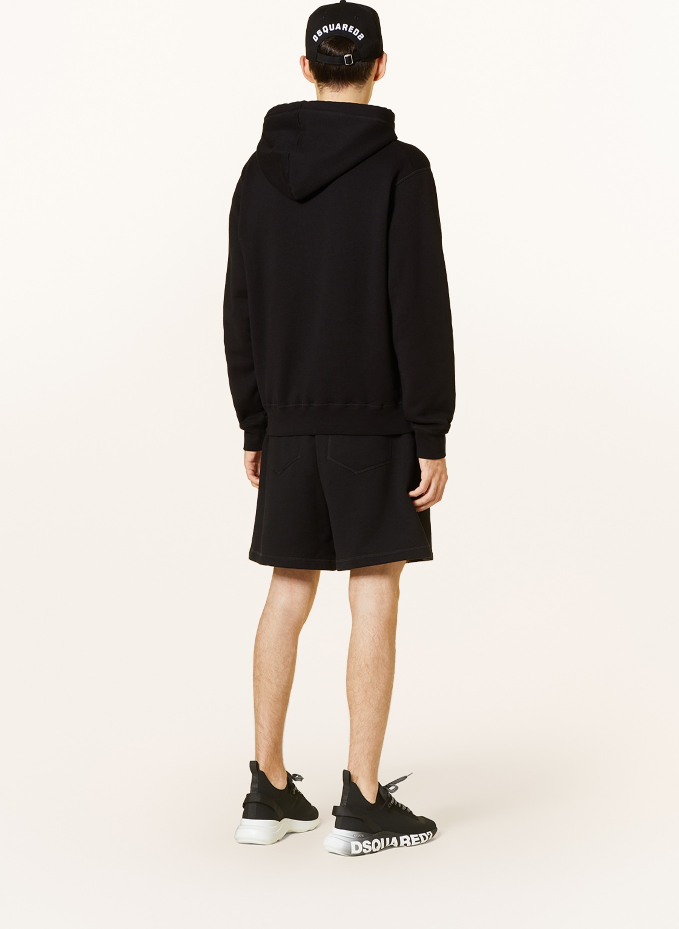 DSQUARED2 Hoodie, Color: BLACK/ WHITE (Image 3)