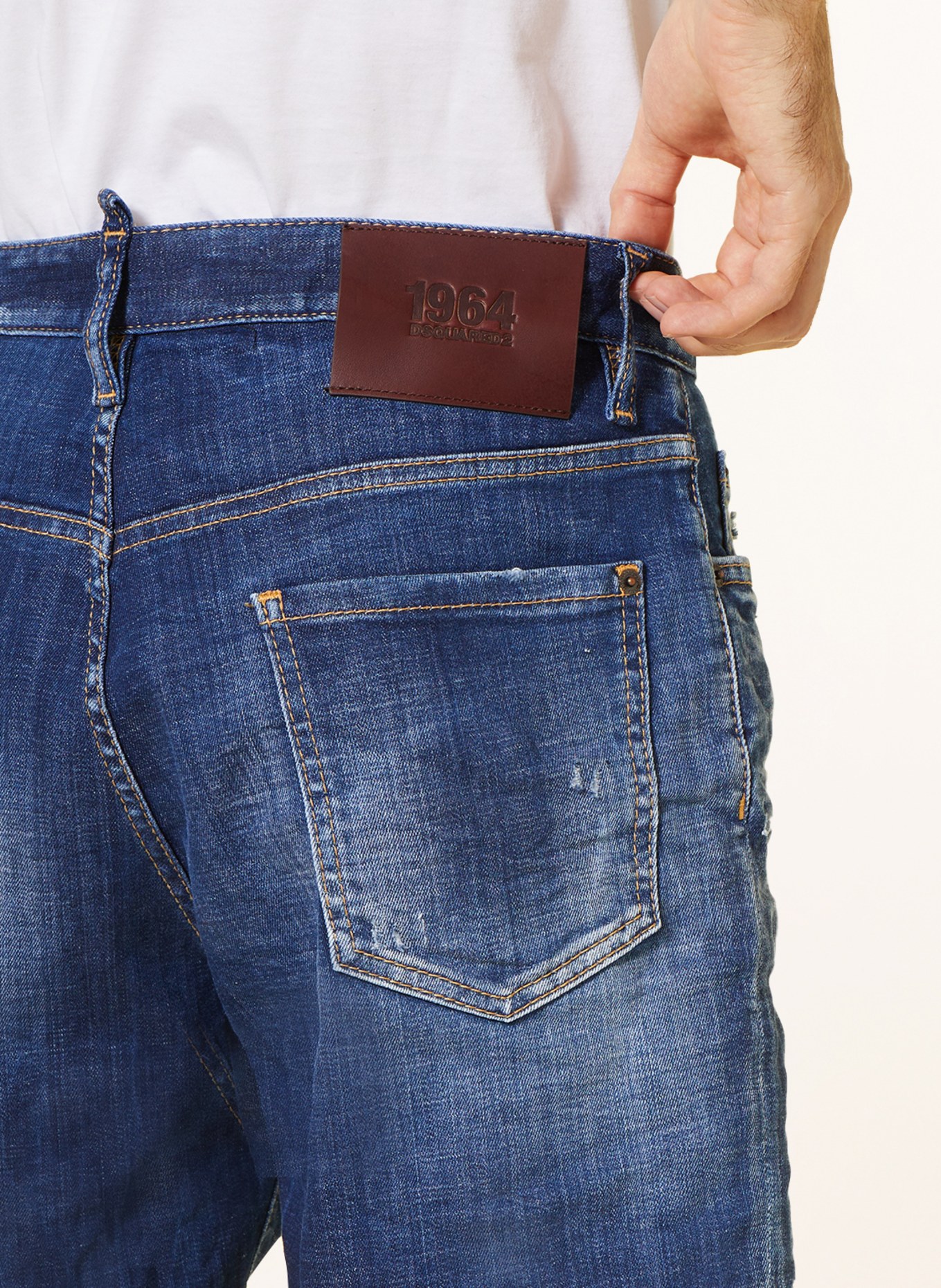 DSQUARED2 Szorty jeansowe MARINE, Kolor: 470 NAVY BLUE (Obrazek 6)
