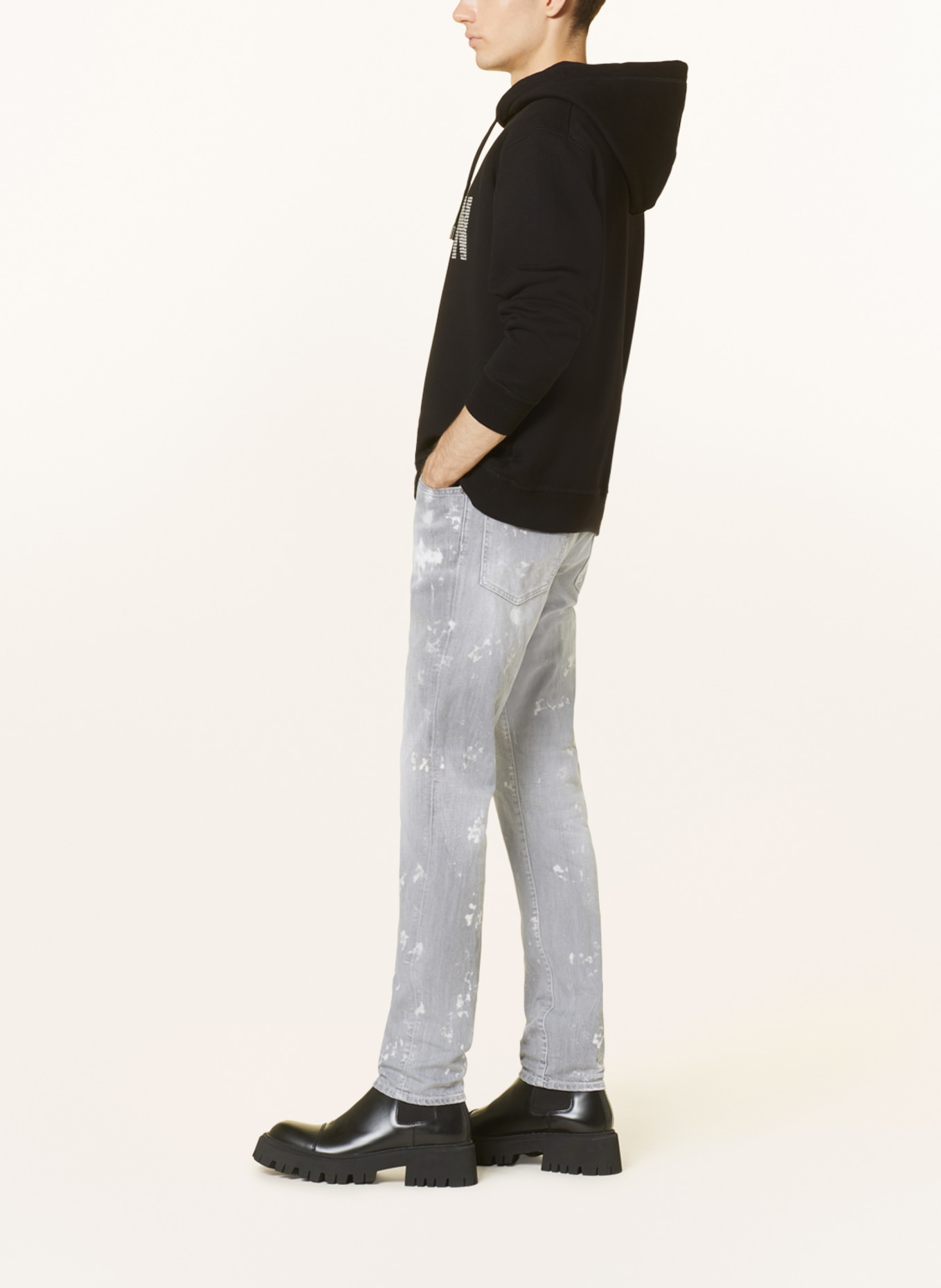 DSQUARED2 Jeans COOL GUY extra slim fit, Color: 852 GREY (Image 4)