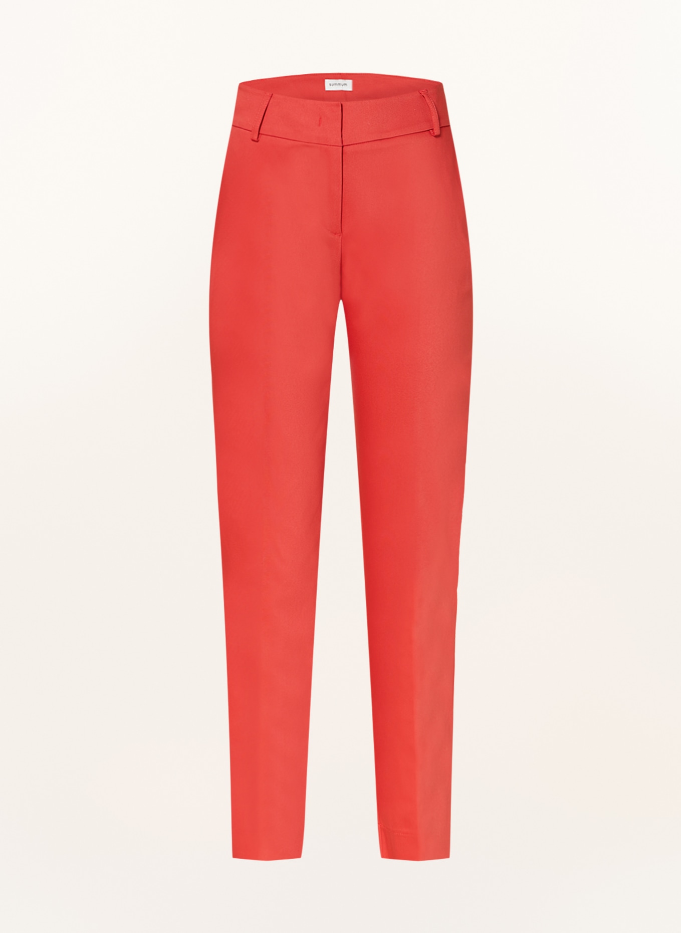 summum woman 7/8 pants, Color: RED (Image 1)