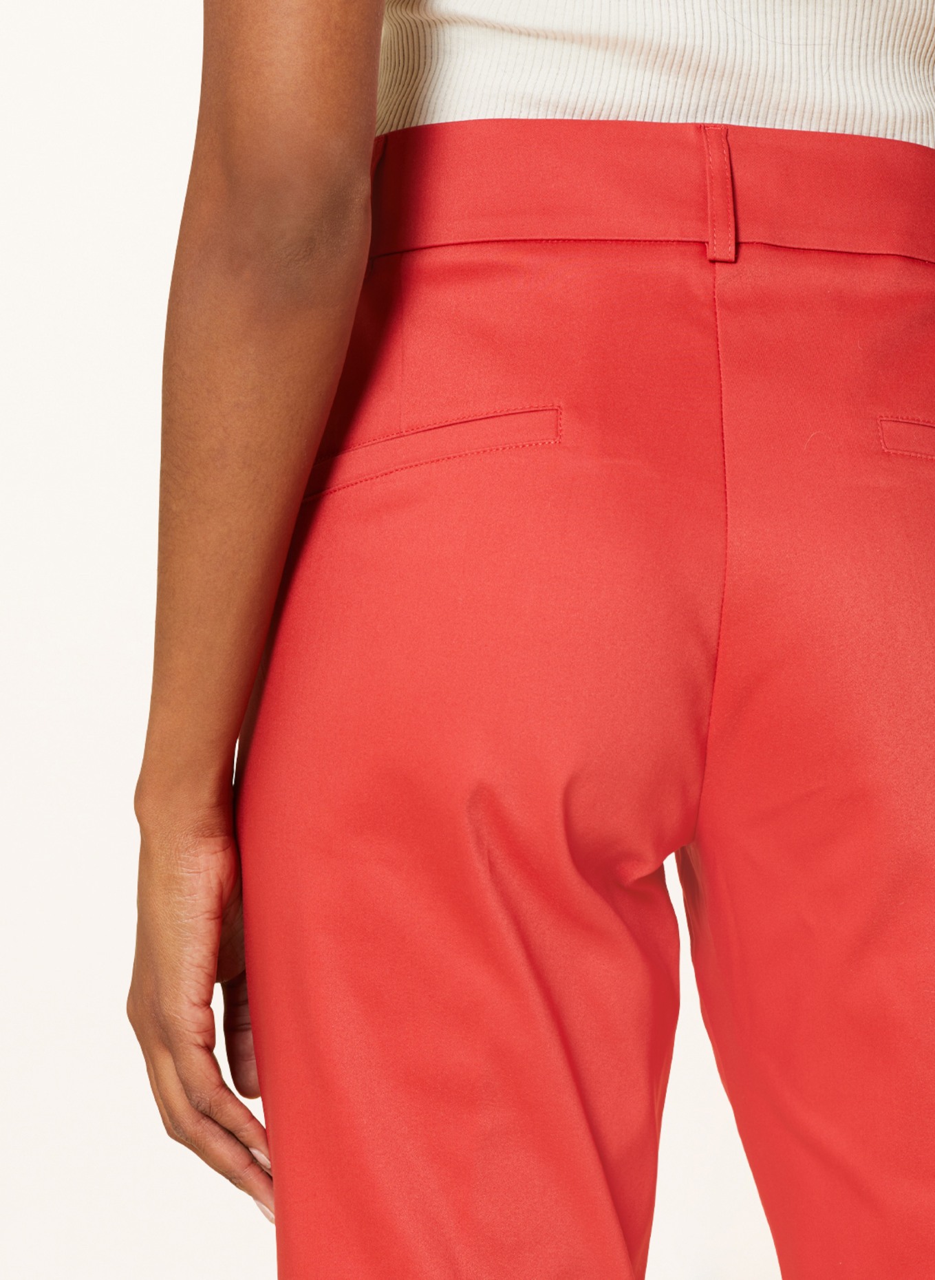 summum woman 7/8 pants, Color: RED (Image 5)