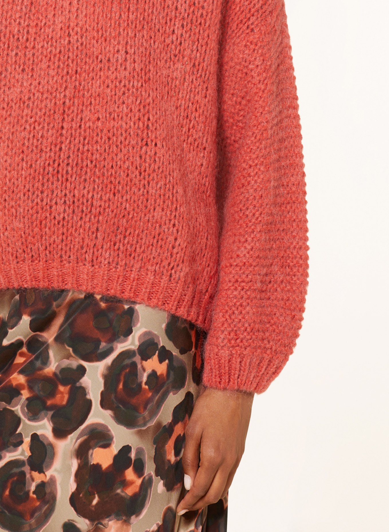 summum woman Sweater with mohair, Color: RED (Image 4)