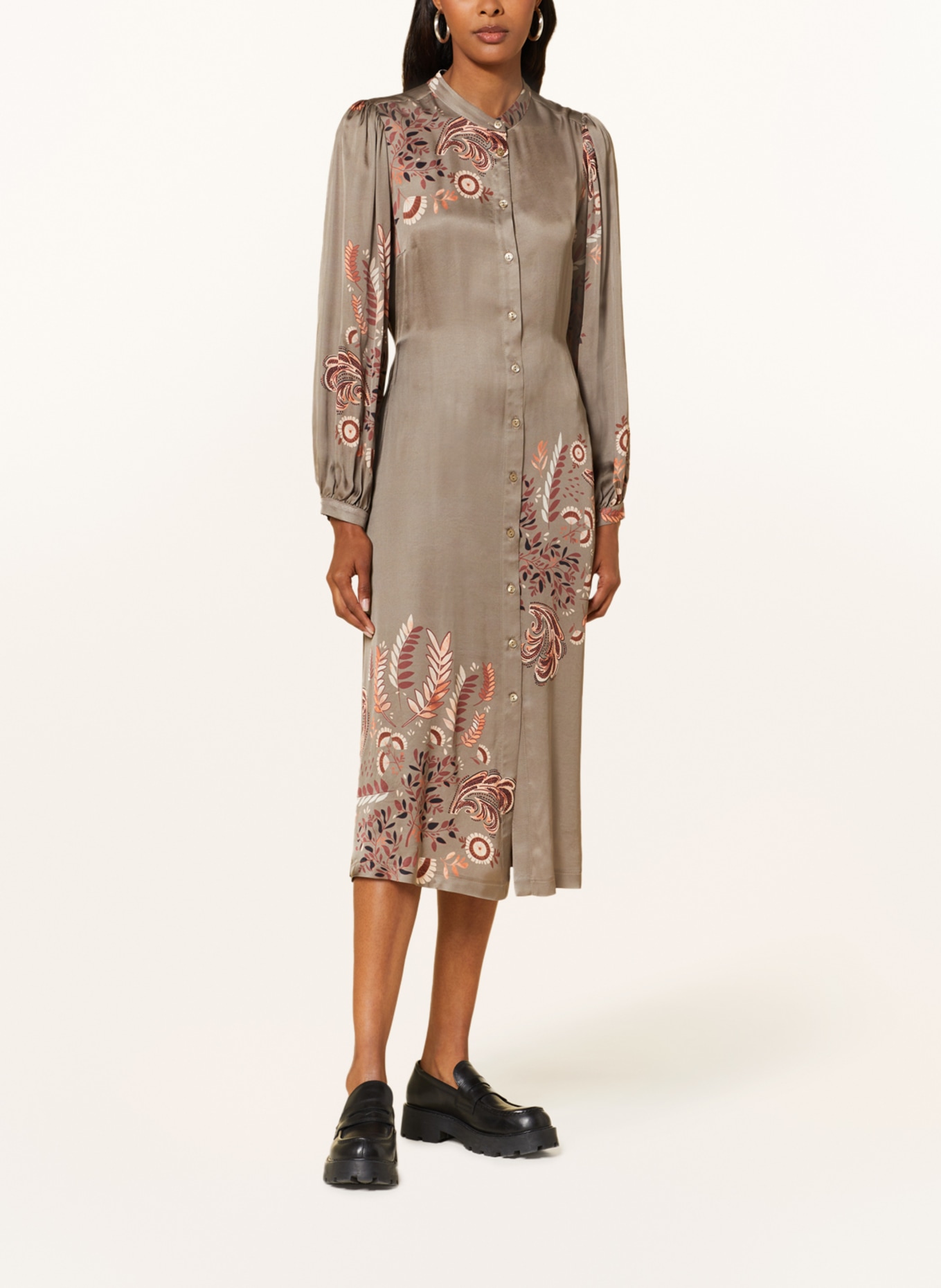 summum woman Hemdblusenkleid, Farbe: KHAKI/ BRAUN (Bild 2)