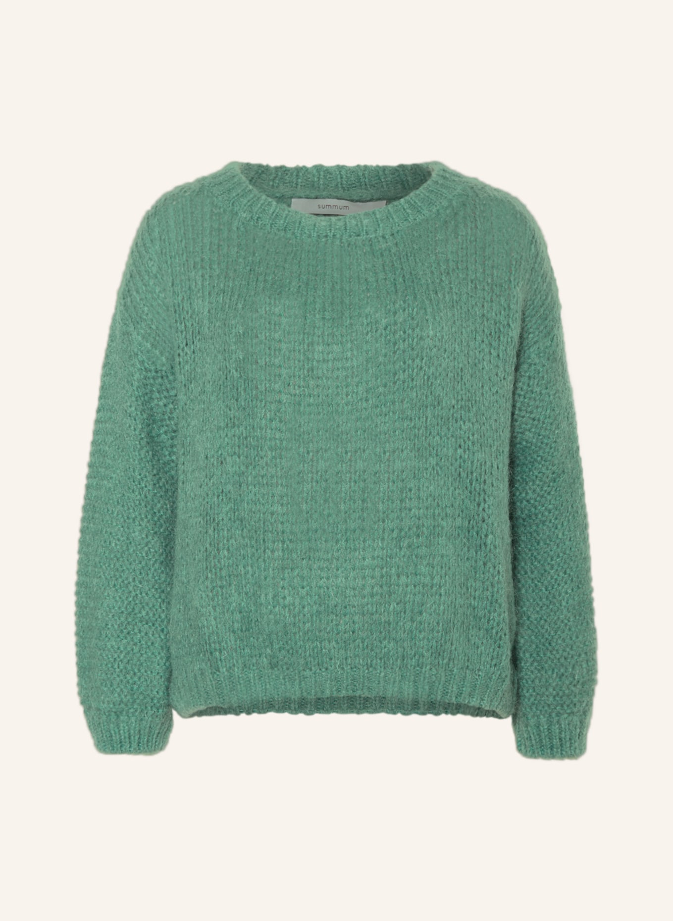 summum woman Sweater with mohair, Color: GREEN (Image 1)