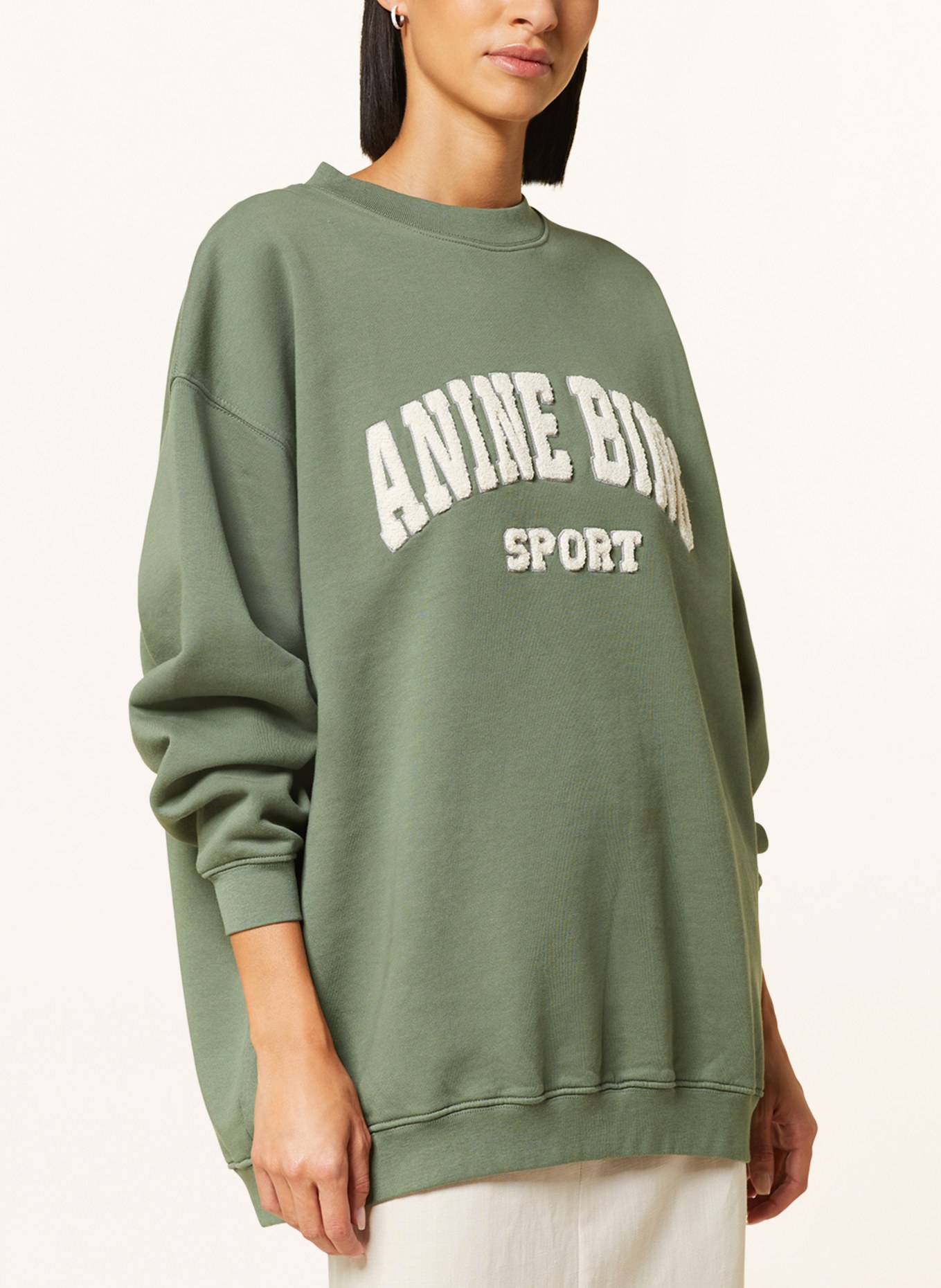 ANINE BING Sweatshirt TYLER, Farbe: GRÜN (Bild 4)