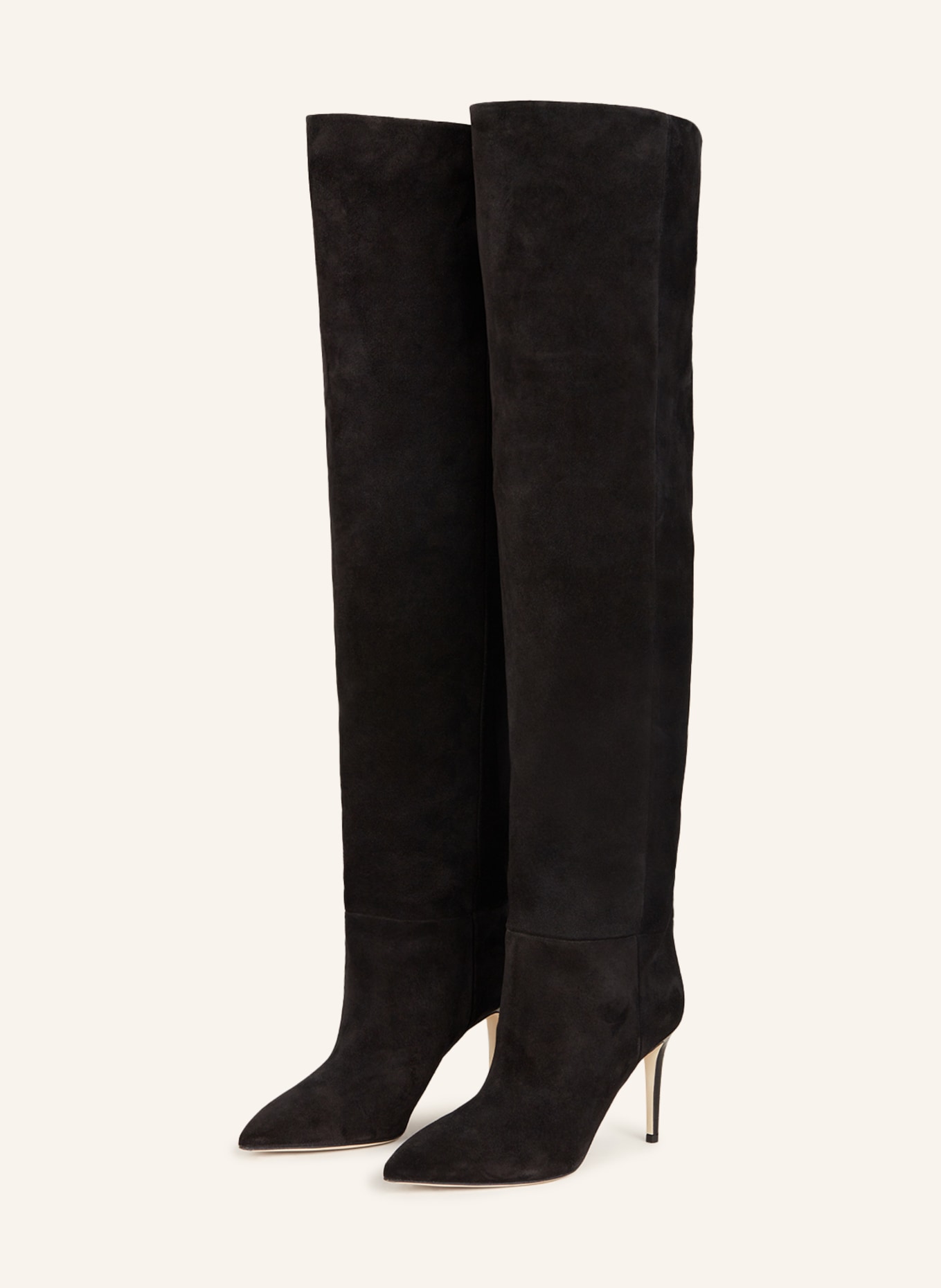 PARIS TEXAS Over the knee boots, Color: BLACK (Image 1)