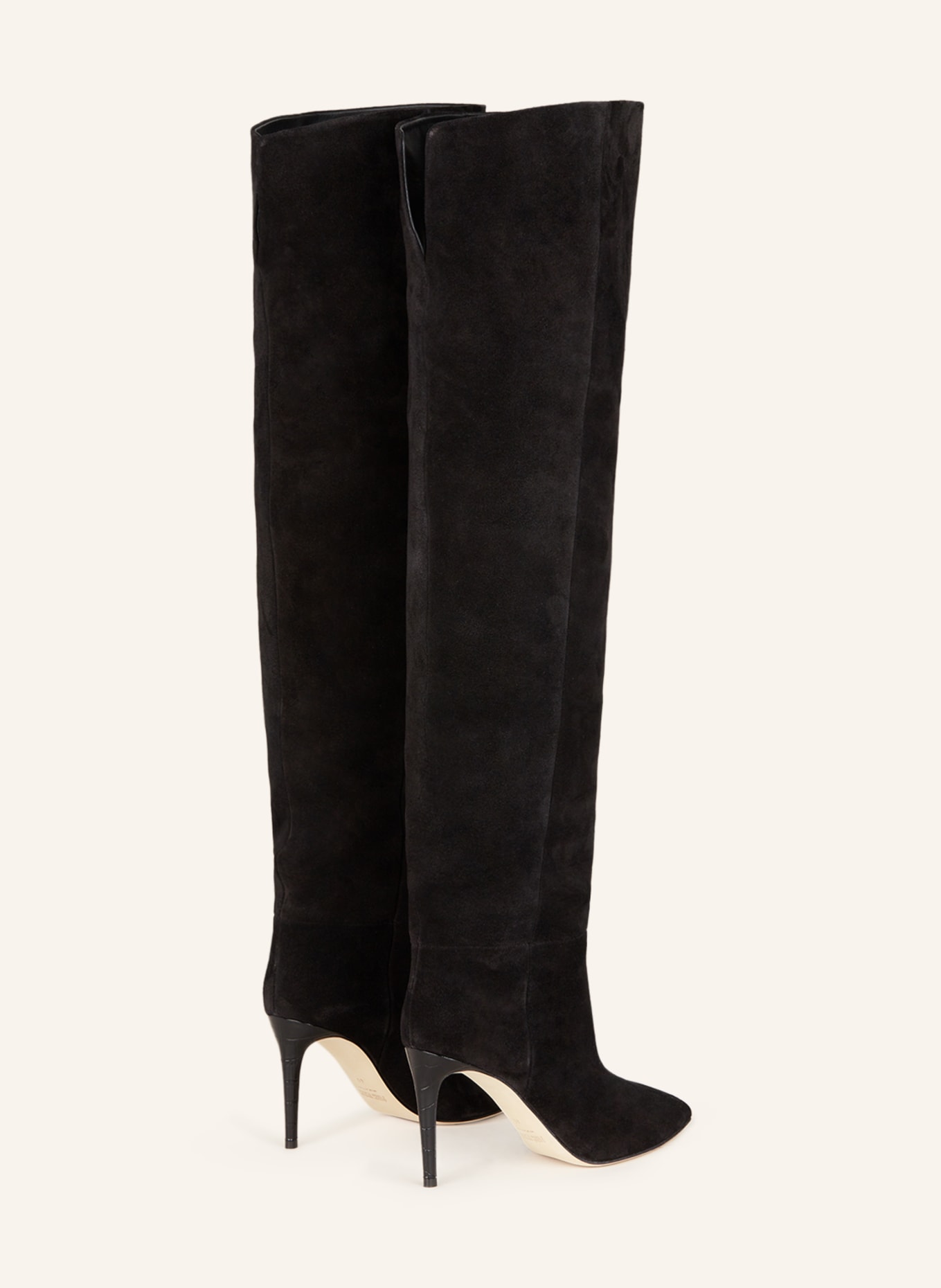 PARIS TEXAS Over the knee boots, Color: BLACK (Image 2)