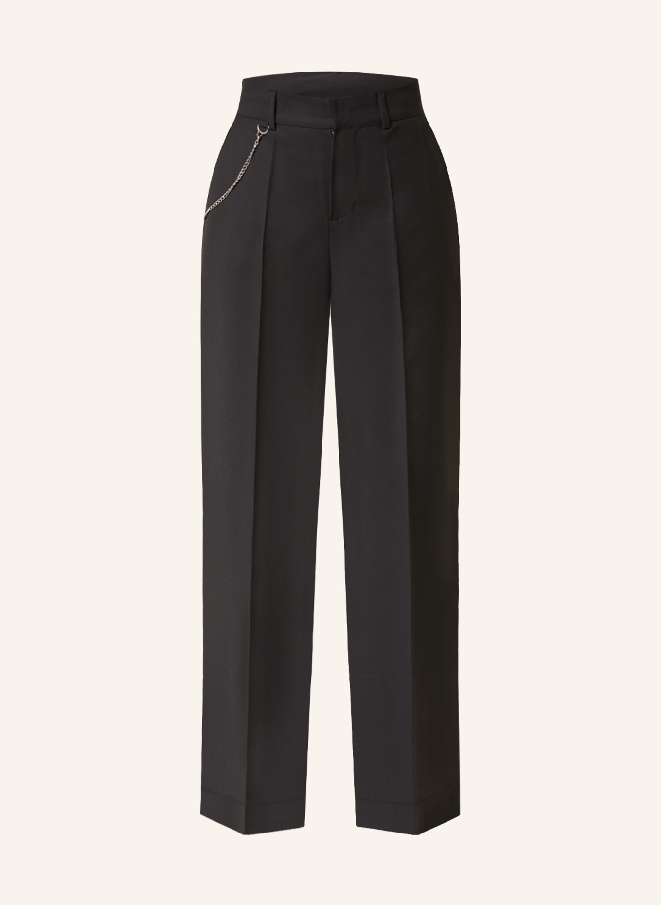 ENVELOPE 1976 Wide leg trousers, Color: BLACK (Image 1)