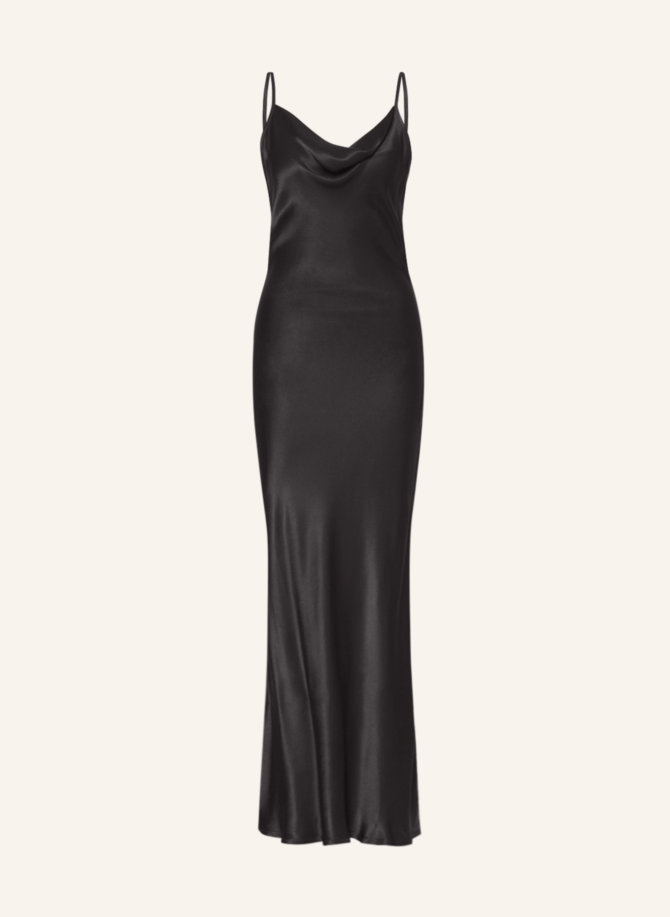ENVELOPE 1976 Satin dress DIAZ, Color: BLACK (Image 1)