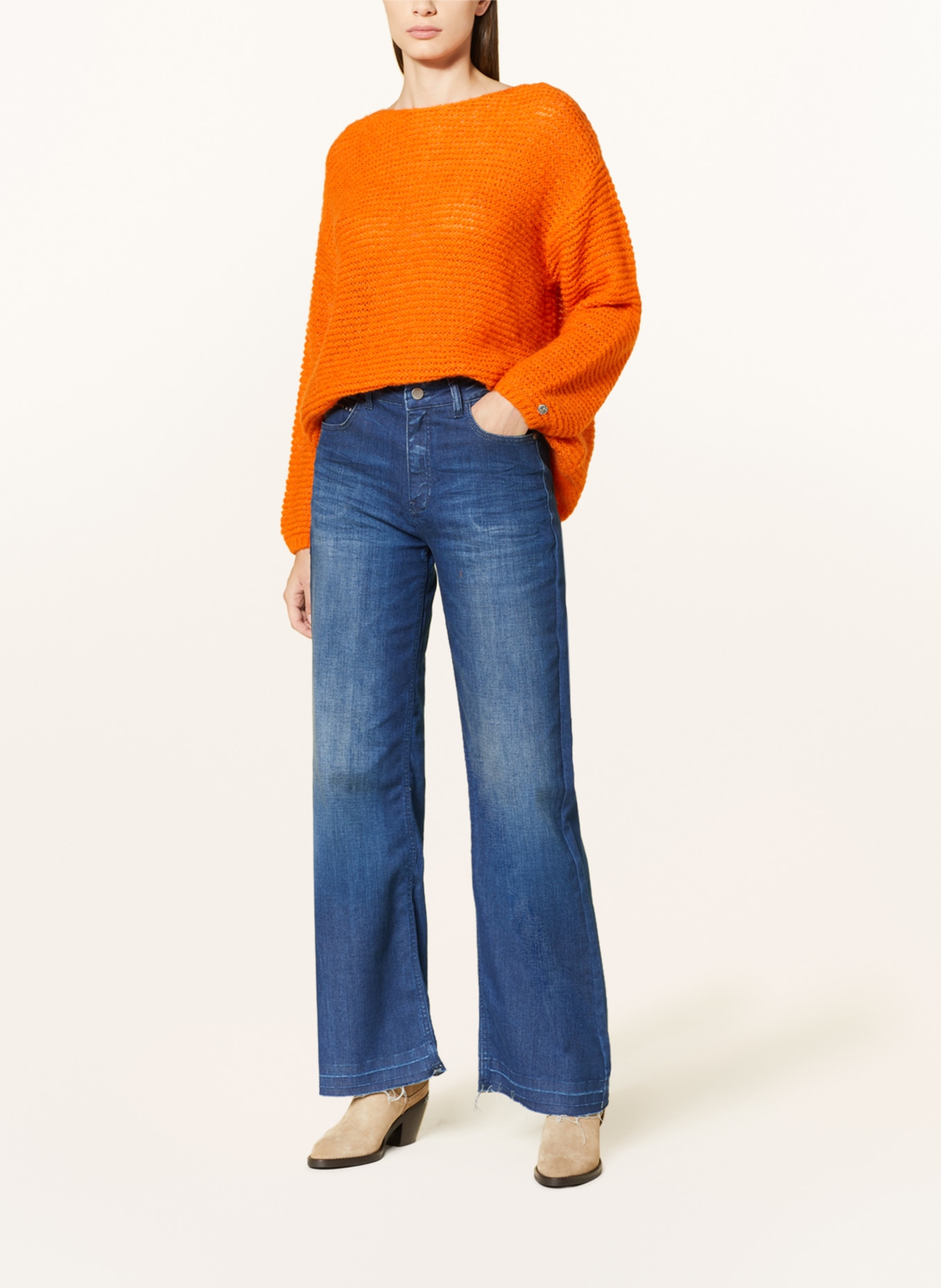 Smith & Soul Sweater with alpaca, Color: ORANGE (Image 2)