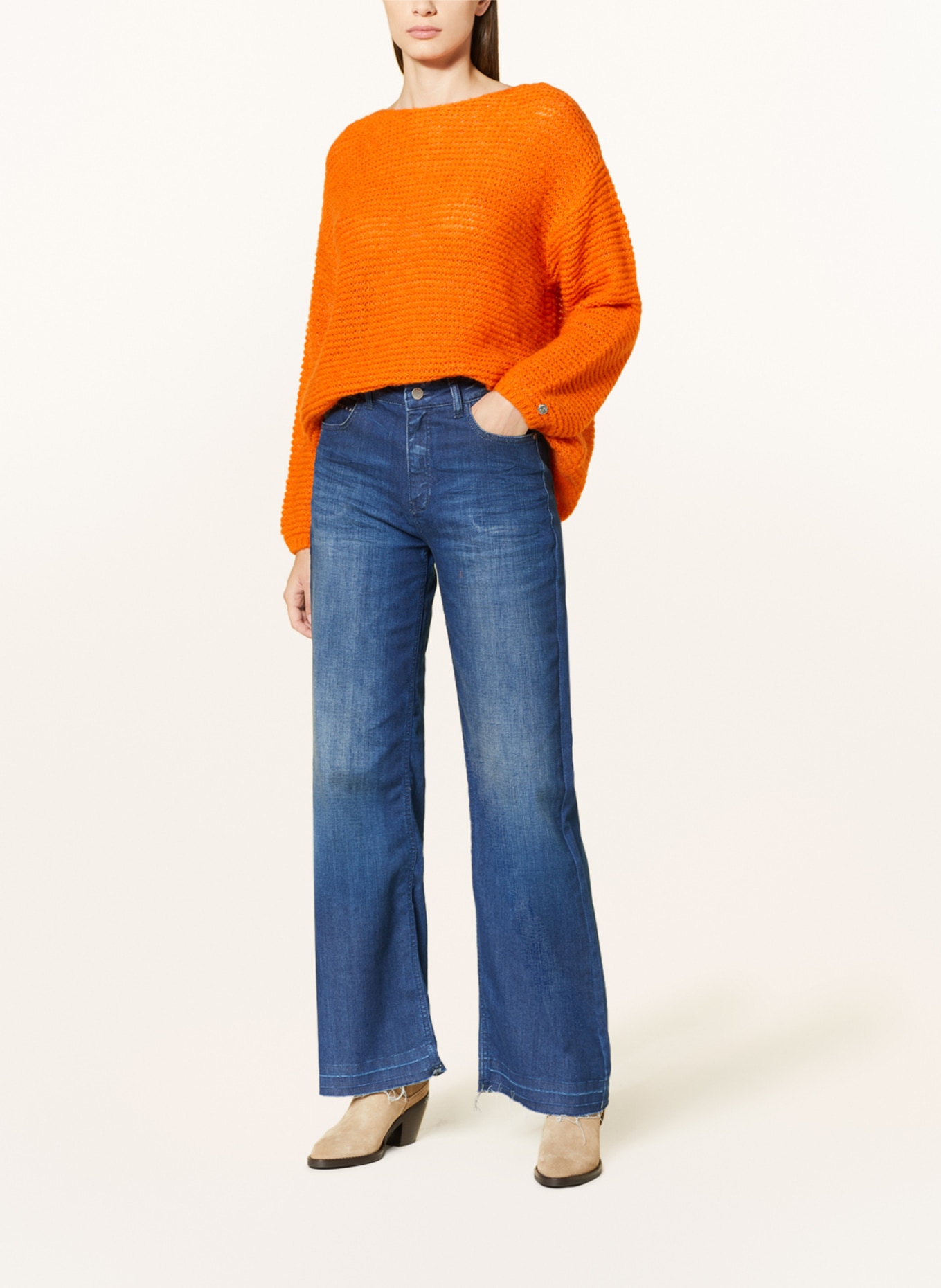 Smith & Soul Pullover mit Alpaka, Farbe: ORANGE (Bild 2)