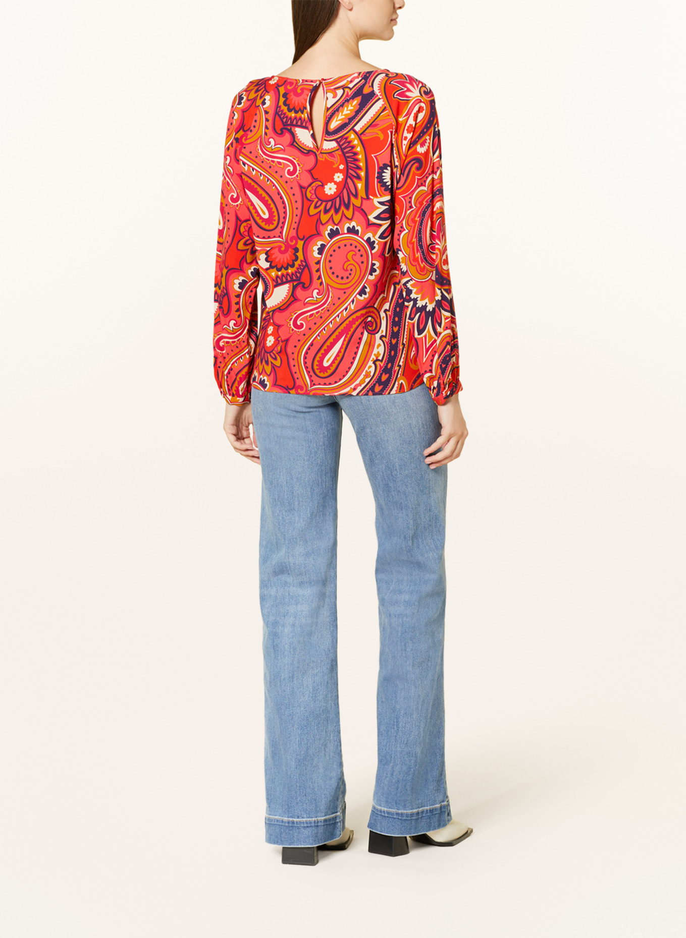 Smith & Soul Shirt blouse, Color: ORANGE/ PINK/ DARK BLUE (Image 3)