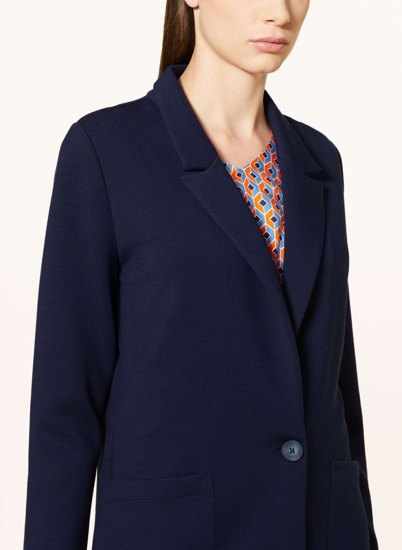 Smith & Soul Jersey blazer, Color: DARK BLUE (Image 4)