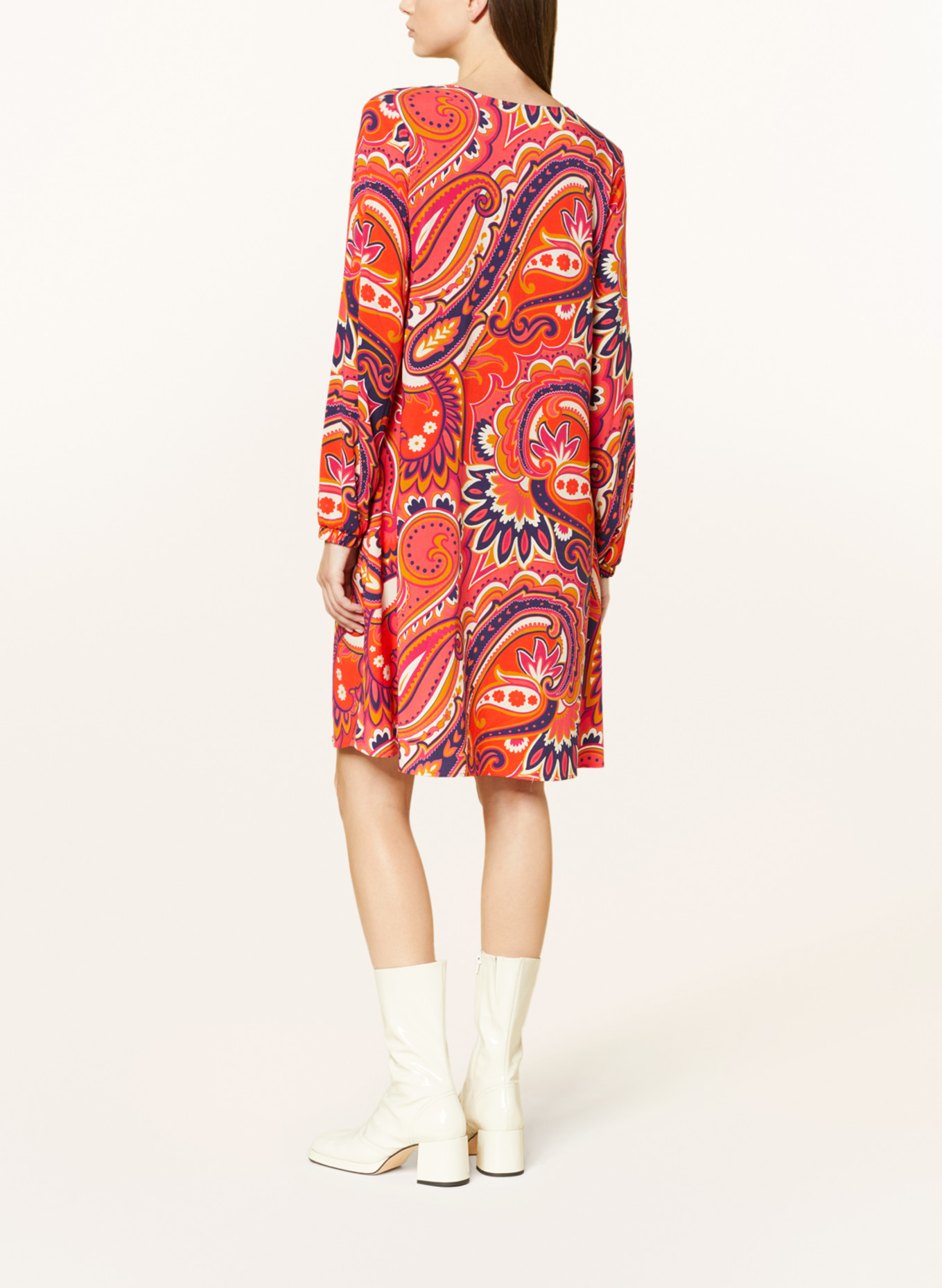 Smith & Soul Dress, Color: ORANGE/ DARK PURPLE/ PINK (Image 3)
