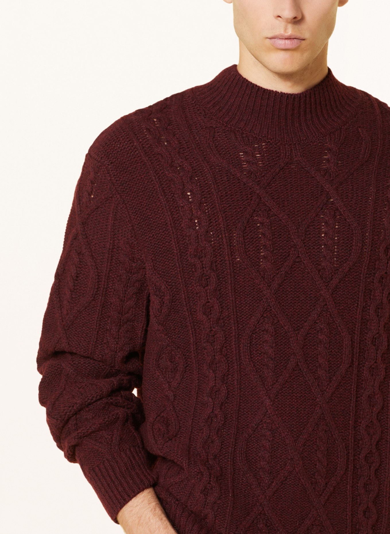 BRAX Sweater BUDDY, Color: DARK RED (Image 4)