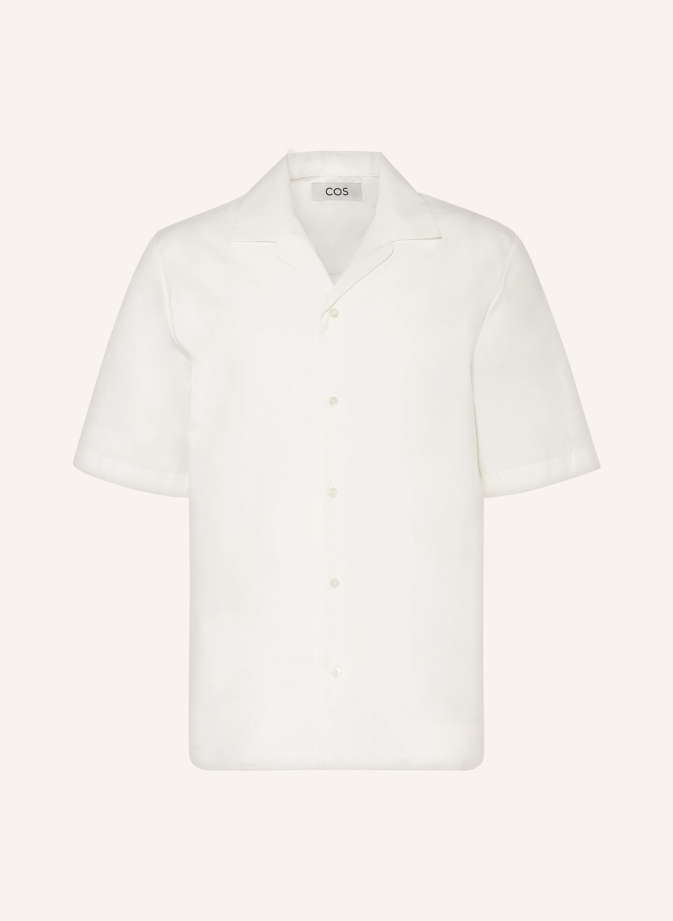 COS Resort shirt relaxed fit, Color: WHITE (Image 1)