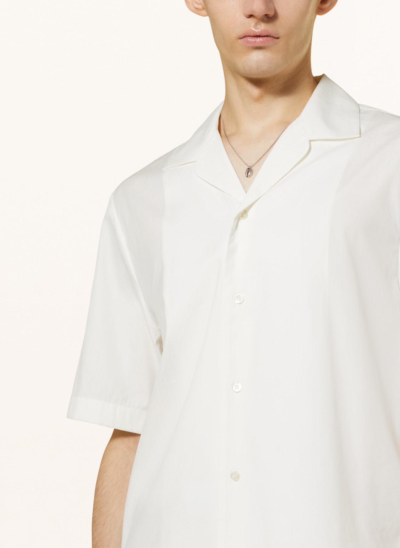 COS Resort shirt relaxed fit, Color: WHITE (Image 4)