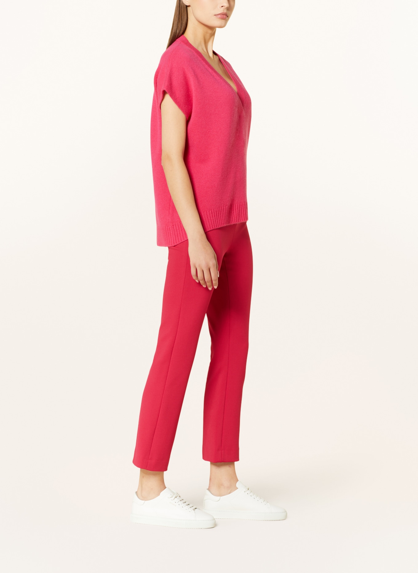RAFFAELLO ROSSI Trousers MAC, Color: RED (Image 4)