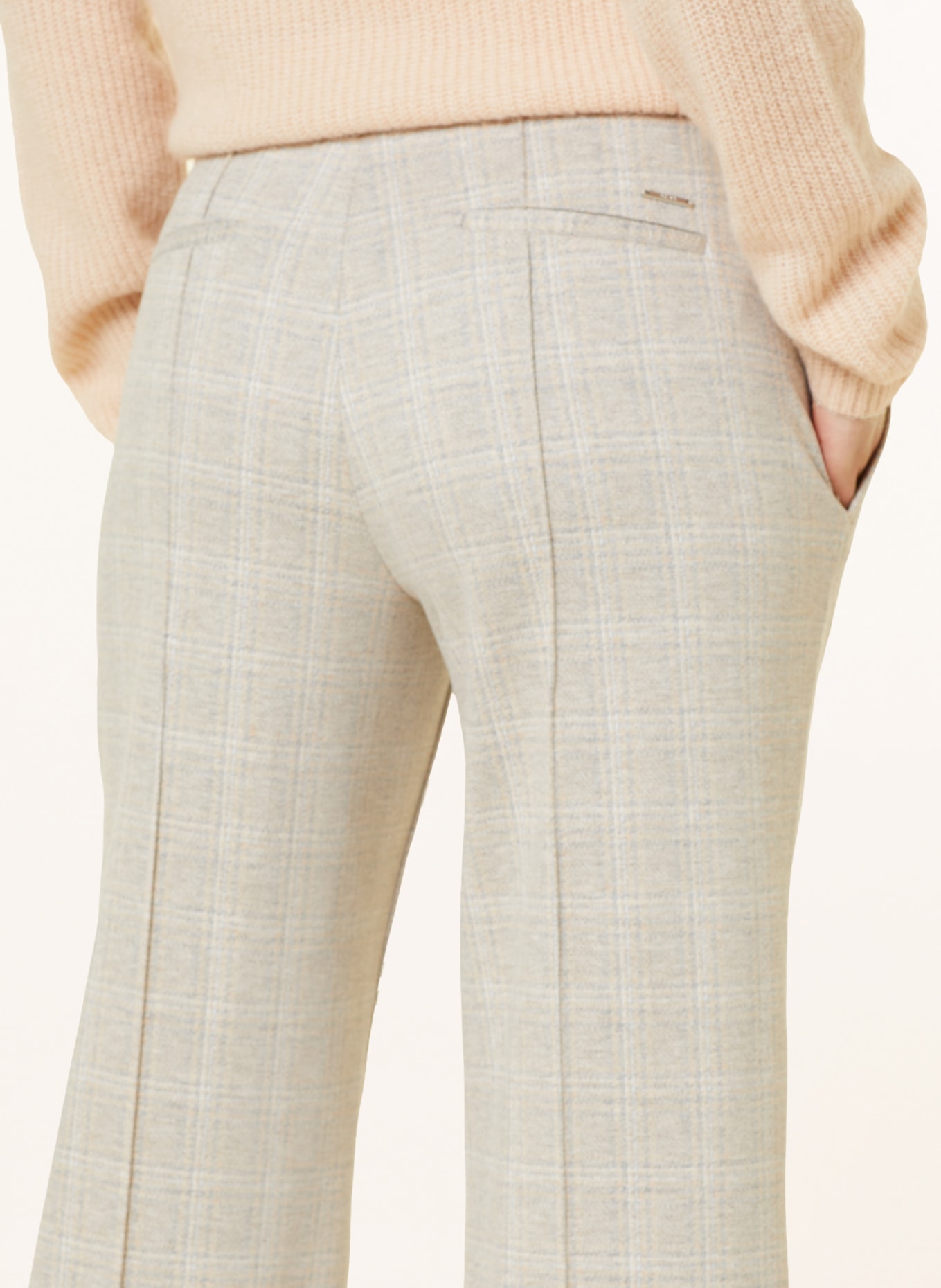 BRAX Spodnie marlena MAINE, Kolor: JASNOCZARY/ JASNOPOMARAŃCZOWY (Obrazek 5)