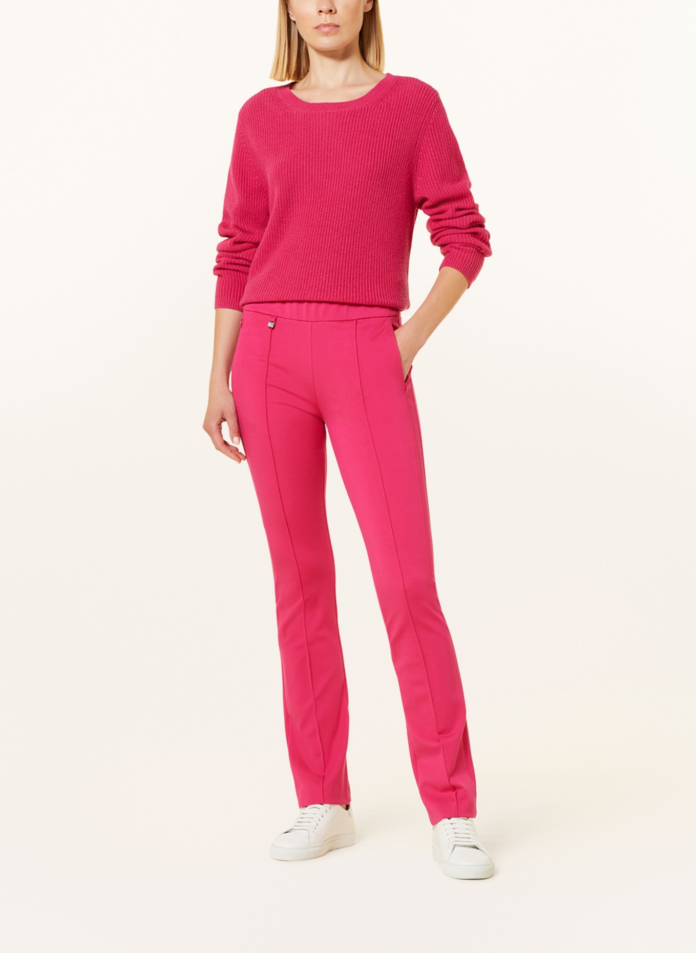 BRAX Bootcut trousers MALOU, Color: PINK (Image 2)