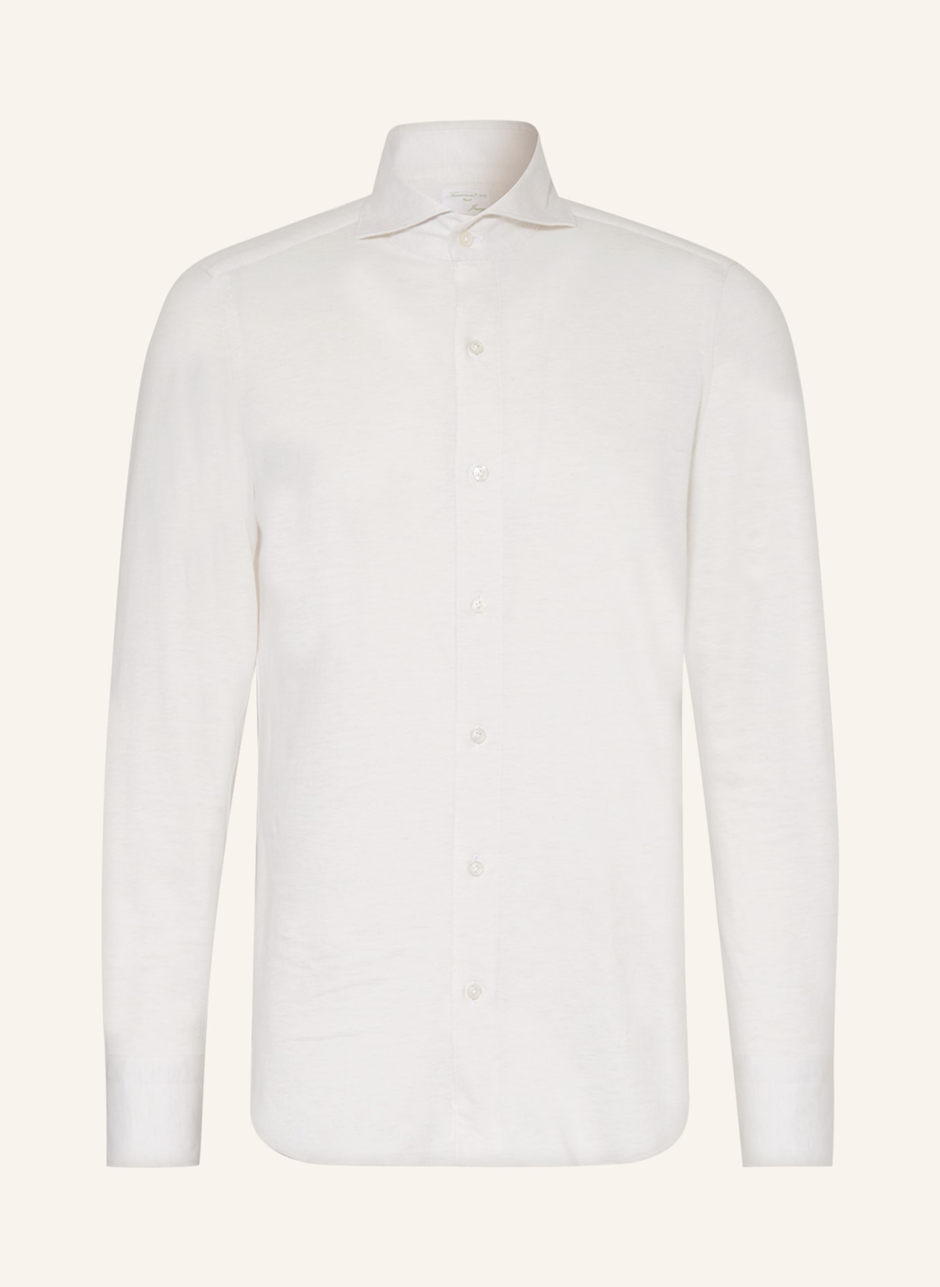 FINAMORE 1925 Jersey shirt TORONTO slim fit, Color: ECRU (Image 1)