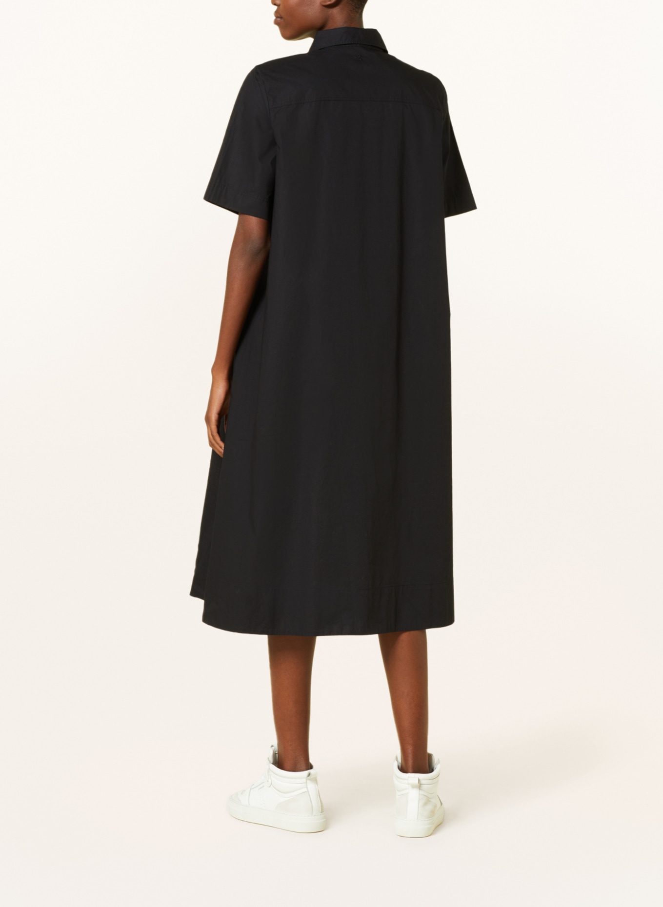 ARMEDANGELS Shirt dress MARILIAA, Color: BLACK (Image 3)