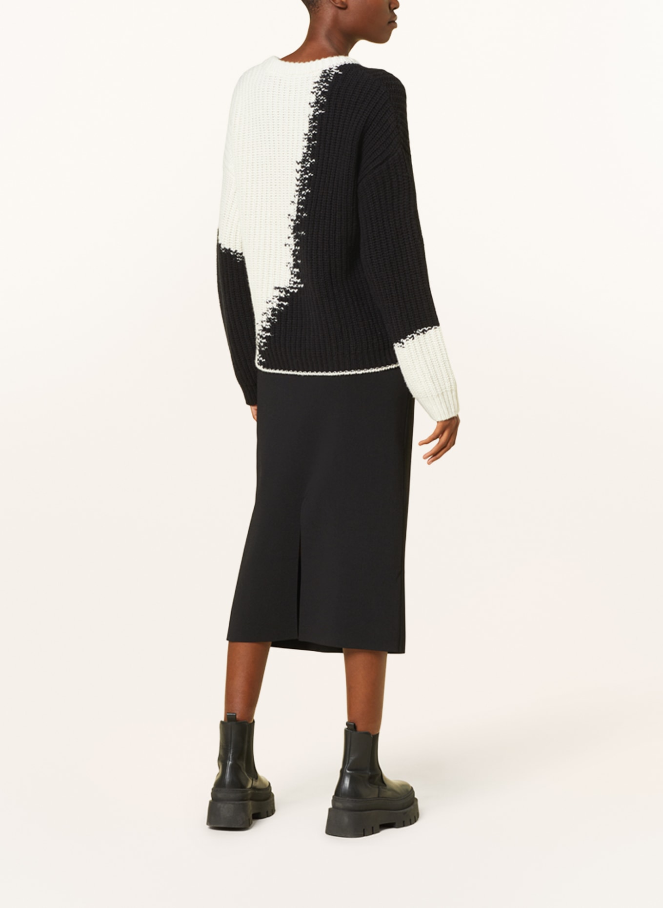 ARMEDANGELS Sweater MIYAAR, Color: BLACK/ WHITE (Image 3)