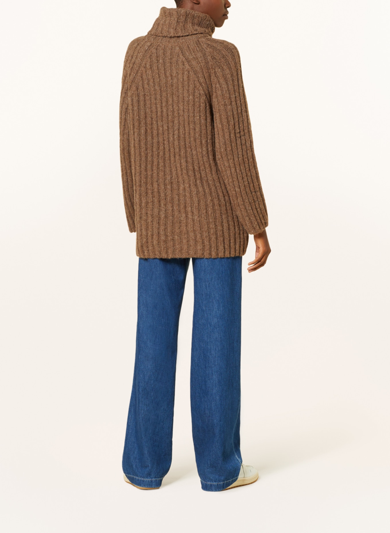 ARMEDANGELS Turtleneck sweater LANESSAA, Color: BROWN (Image 3)