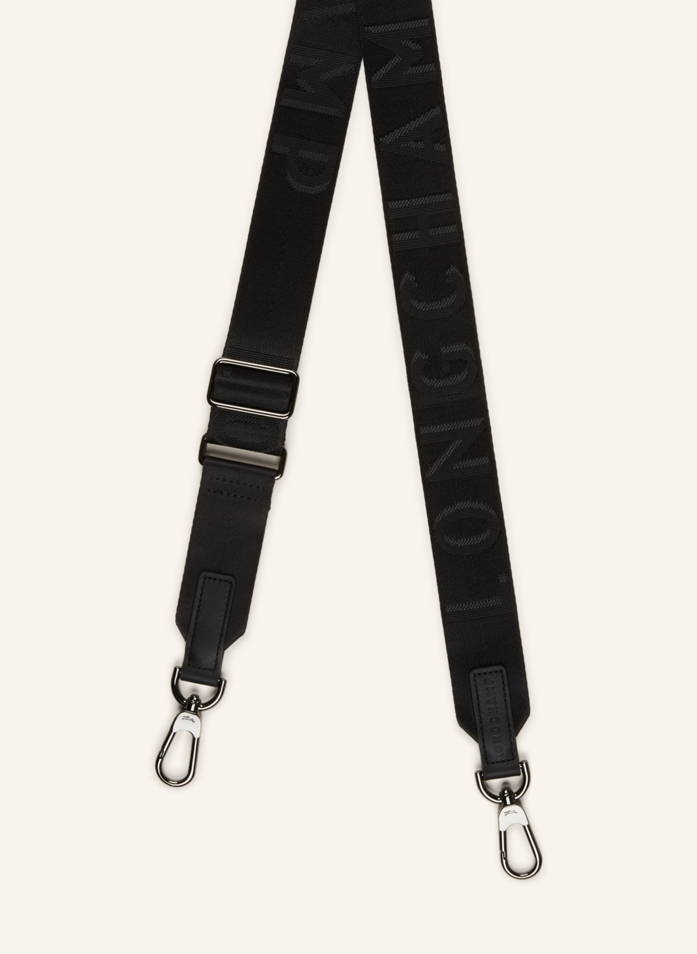 LONGCHAMP Schulterriemen: SCHWARZ