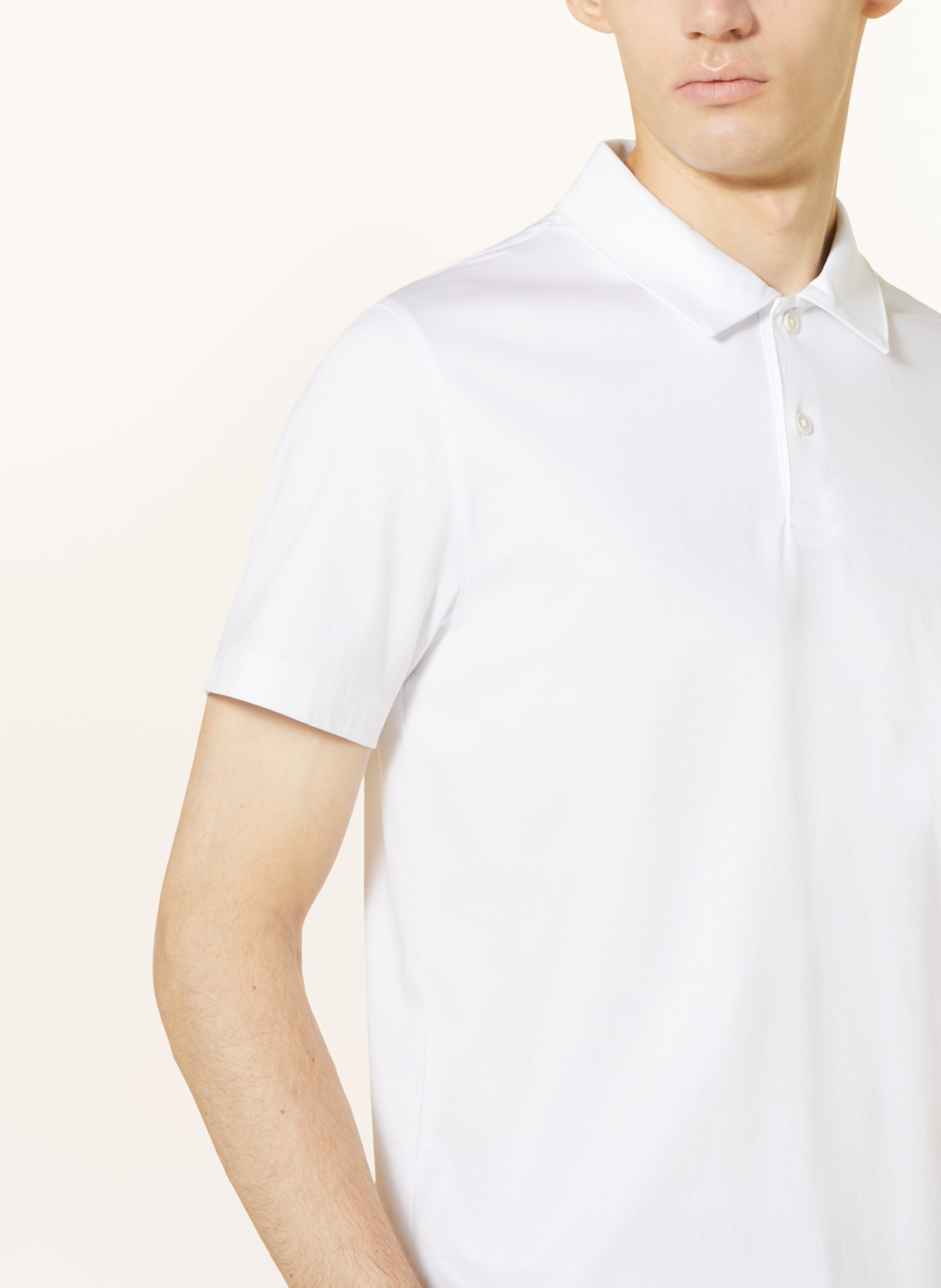 TED BAKER Jersey polo shirt ZEITER, Color: WHITE (Image 4)