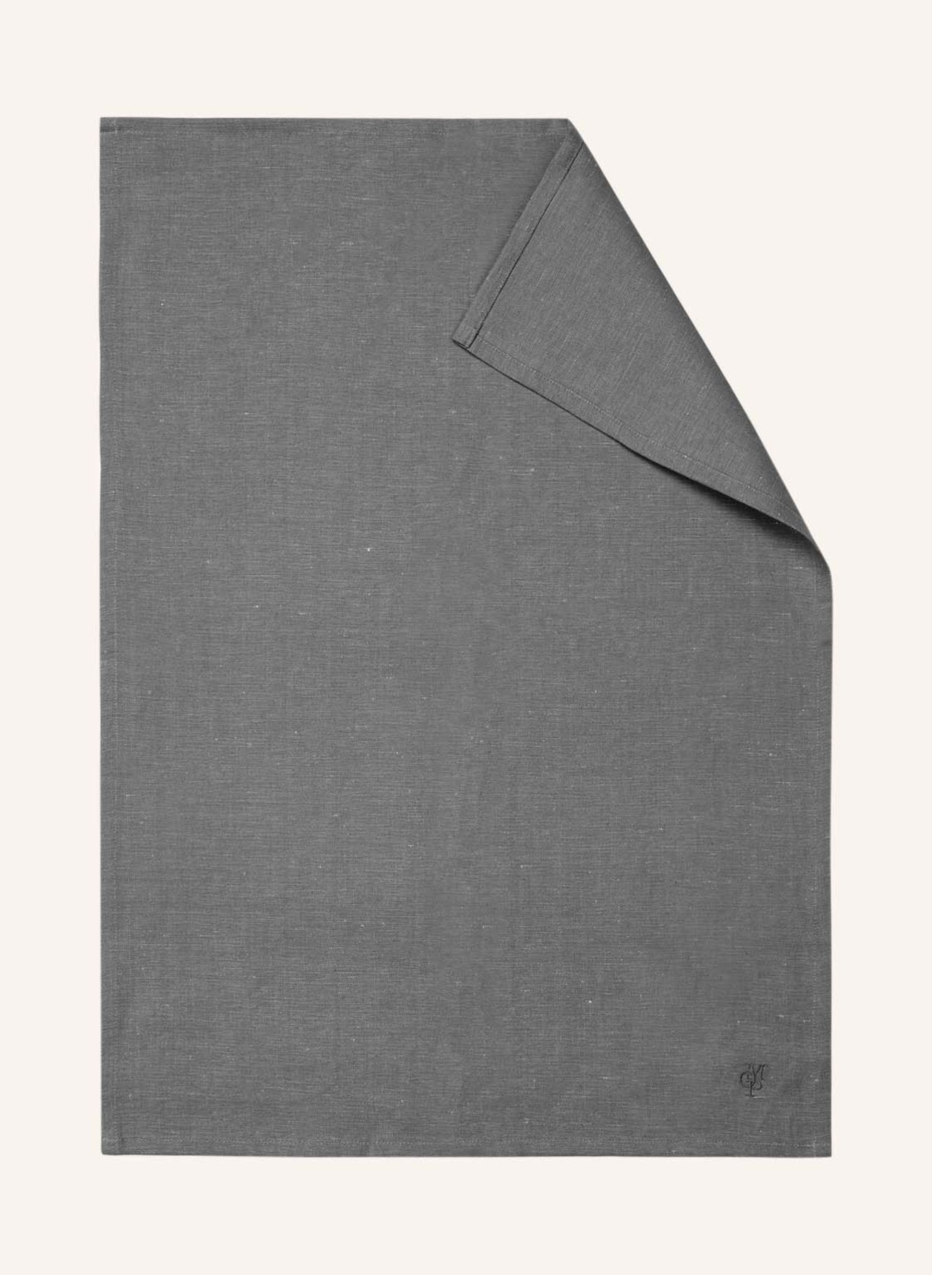 Marc O'Polo Dish towel AKALLA with linen, Color: GRAY (Image 1)