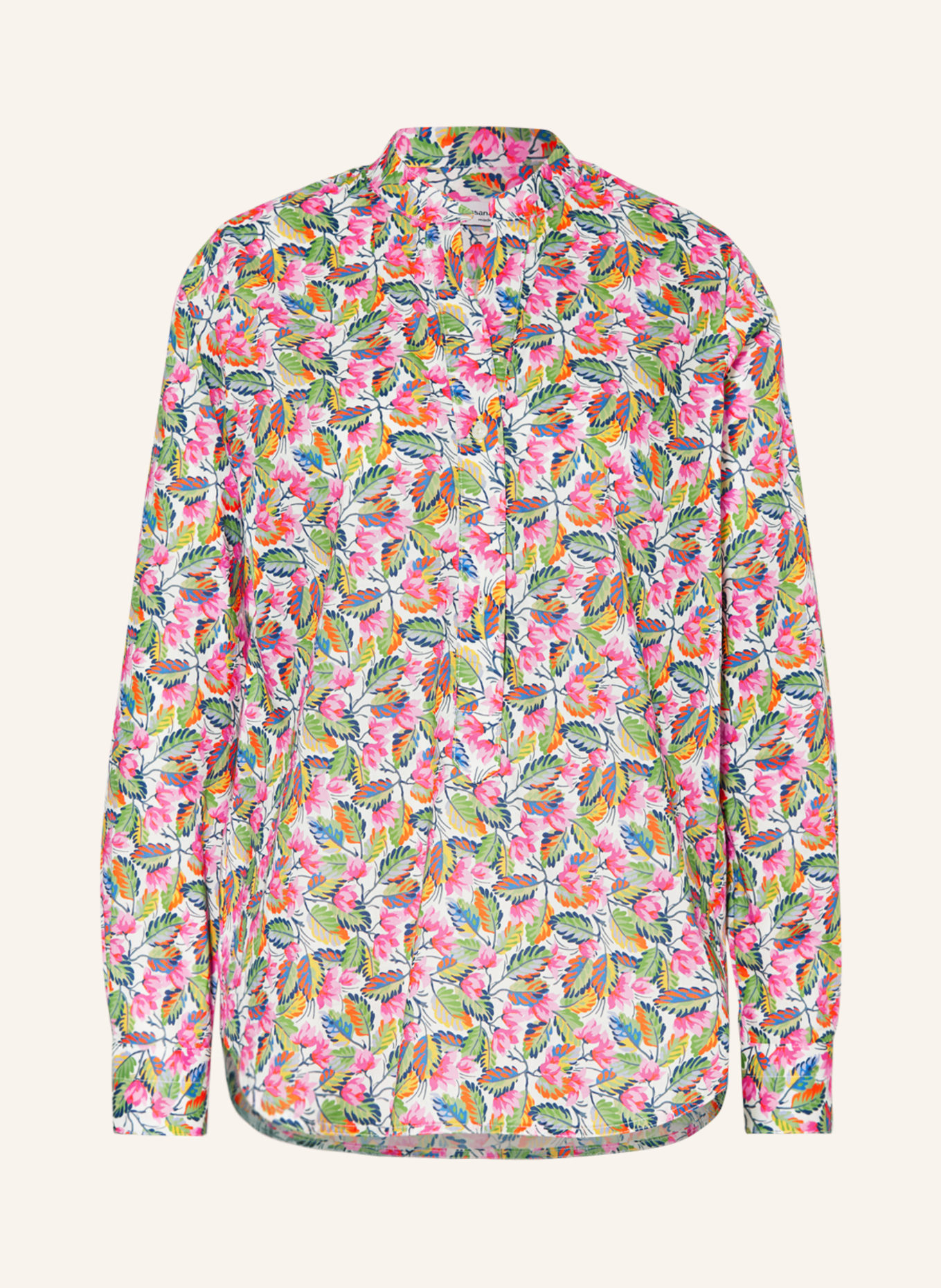 rossana diva Shirt blouse LIBERTY, Color: GREEN/ DARK YELLOW/ PINK (Image 1)