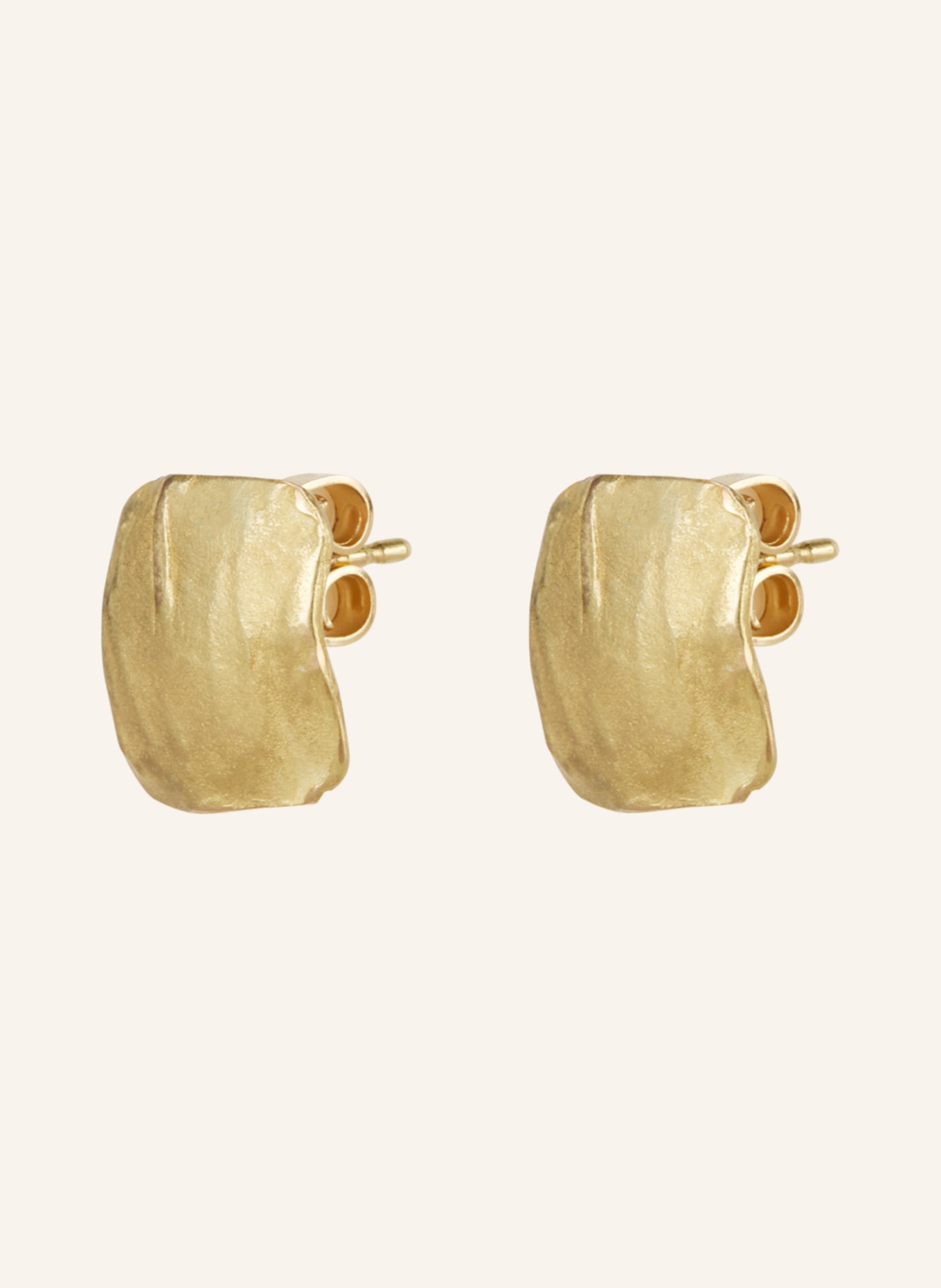 ELHANATI Earrings PILOW SMALL, Color: GOLD (Image 1)