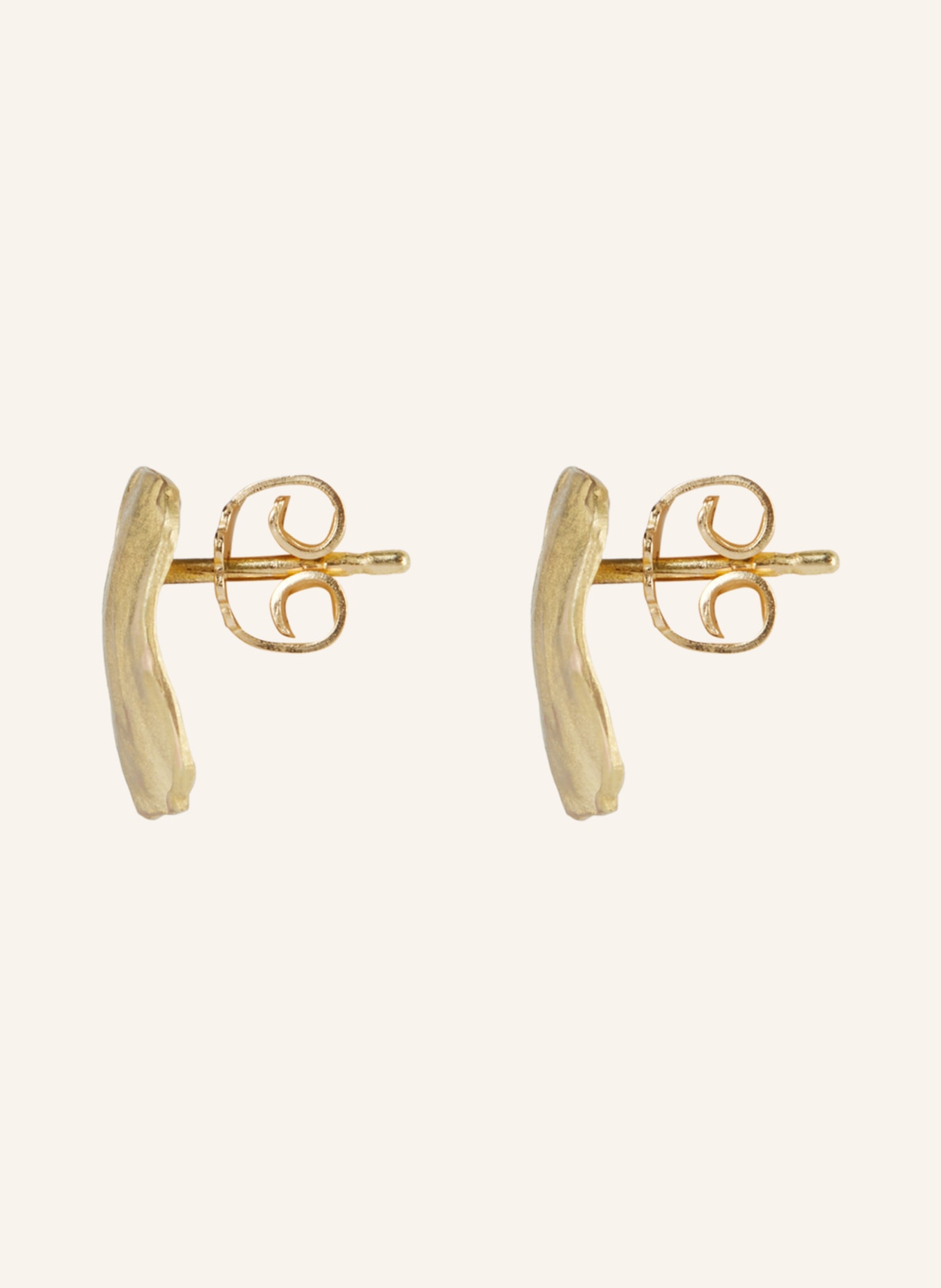 ELHANATI Earrings PILOW SMALL, Color: GOLD (Image 2)