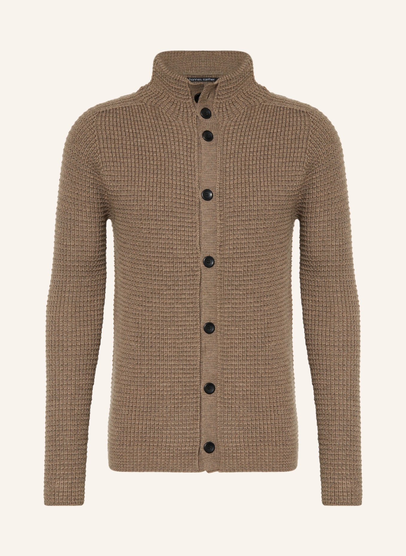 hannes roether Strickjacke AT12TIC, Farbe: TAUPE (Bild 1)