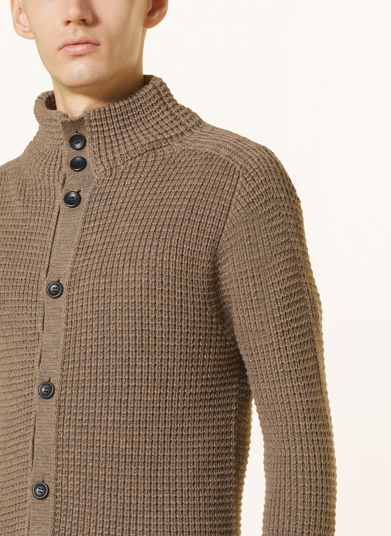 hannes roether Cardigan AT12TIC, Color: TAUPE (Image 4)