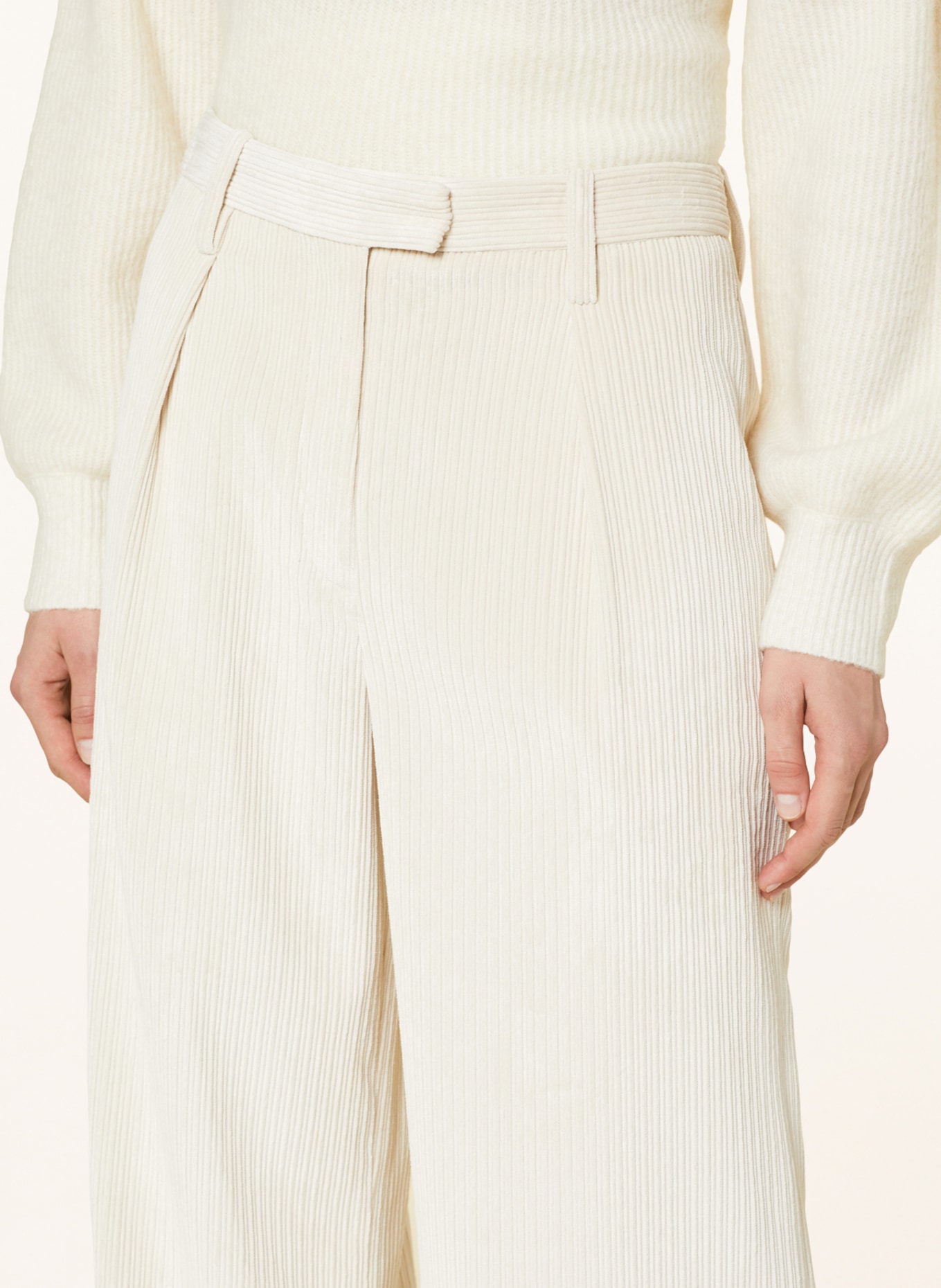 rag & bone Corduroy trousers BENNETT, Color: ECRU (Image 5)