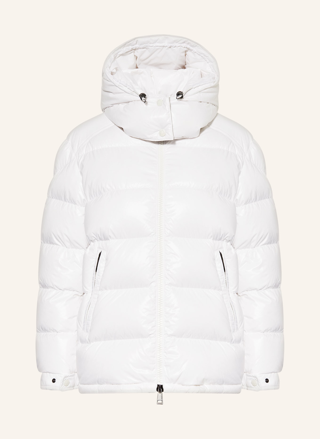 MONCLER Down jacket MAIRE with removable hood, Color: WHITE (Image 1)
