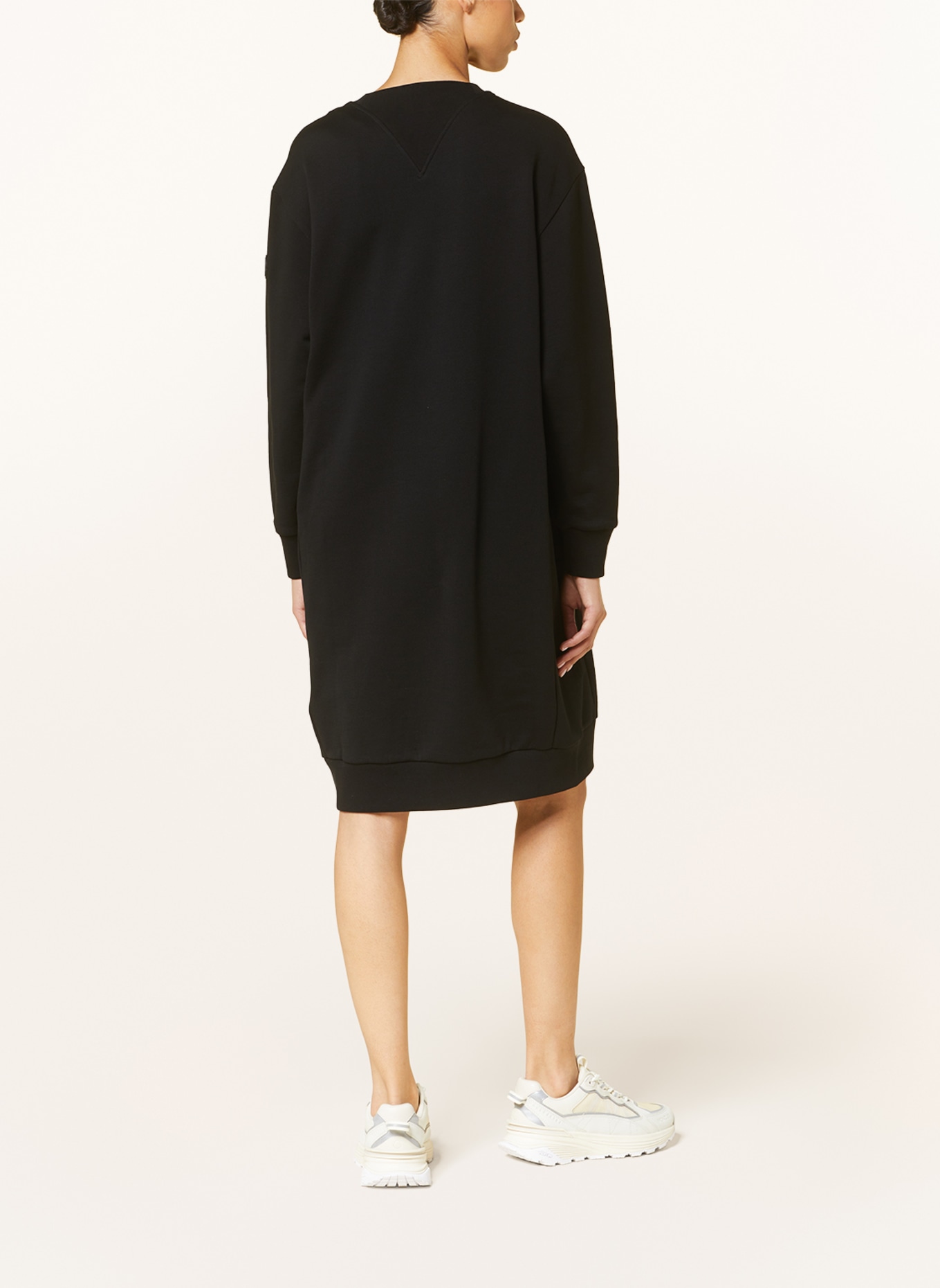 Black oversized sweater dress 2025