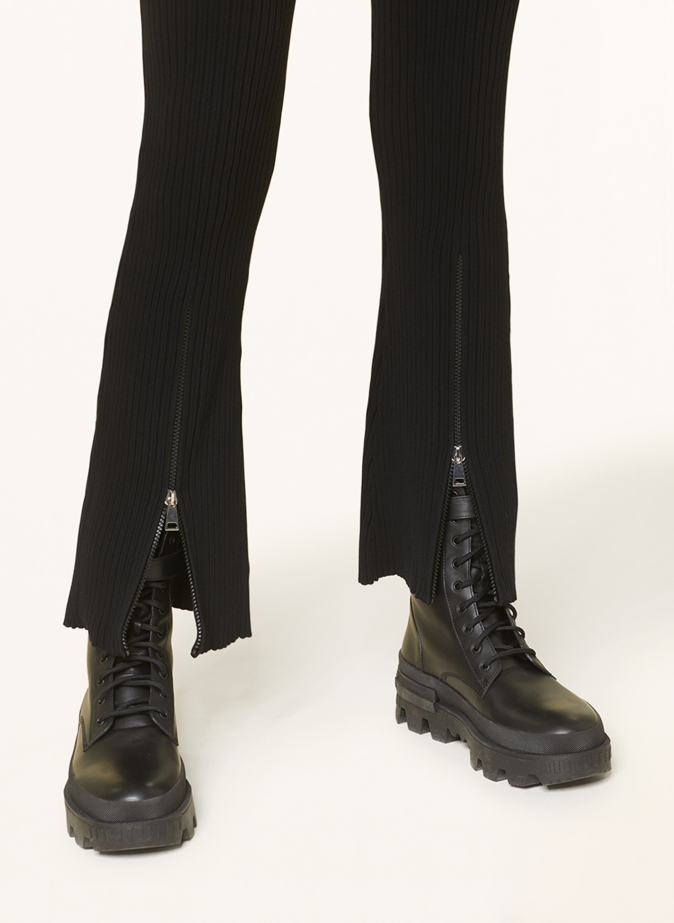MONCLER Knit trousers, Color: BLACK (Image 5)