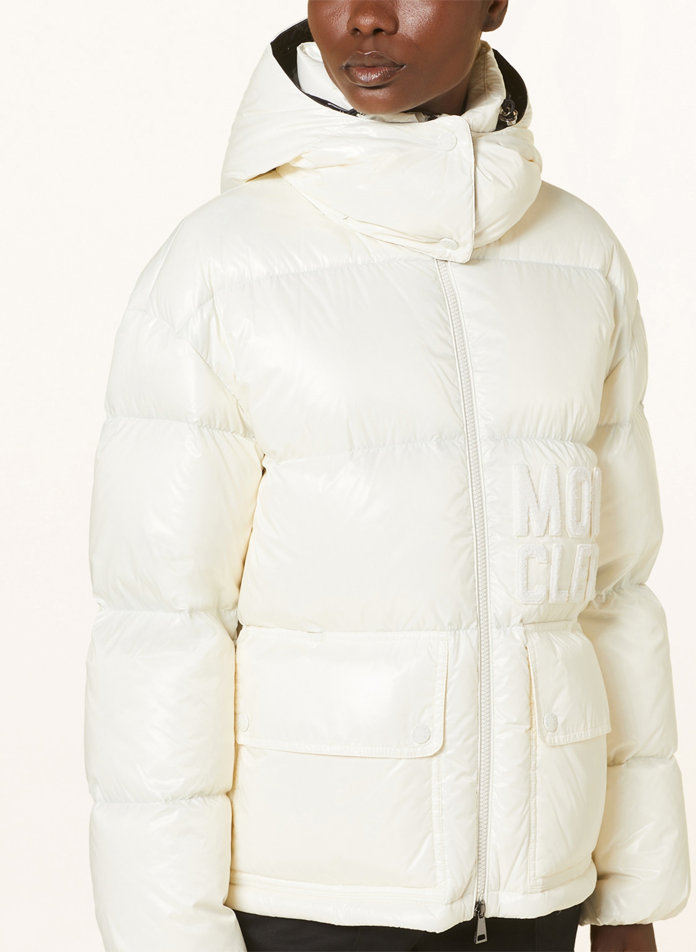 MONCLER Down jacket ABBAYE, Color: WHITE (Image 5)