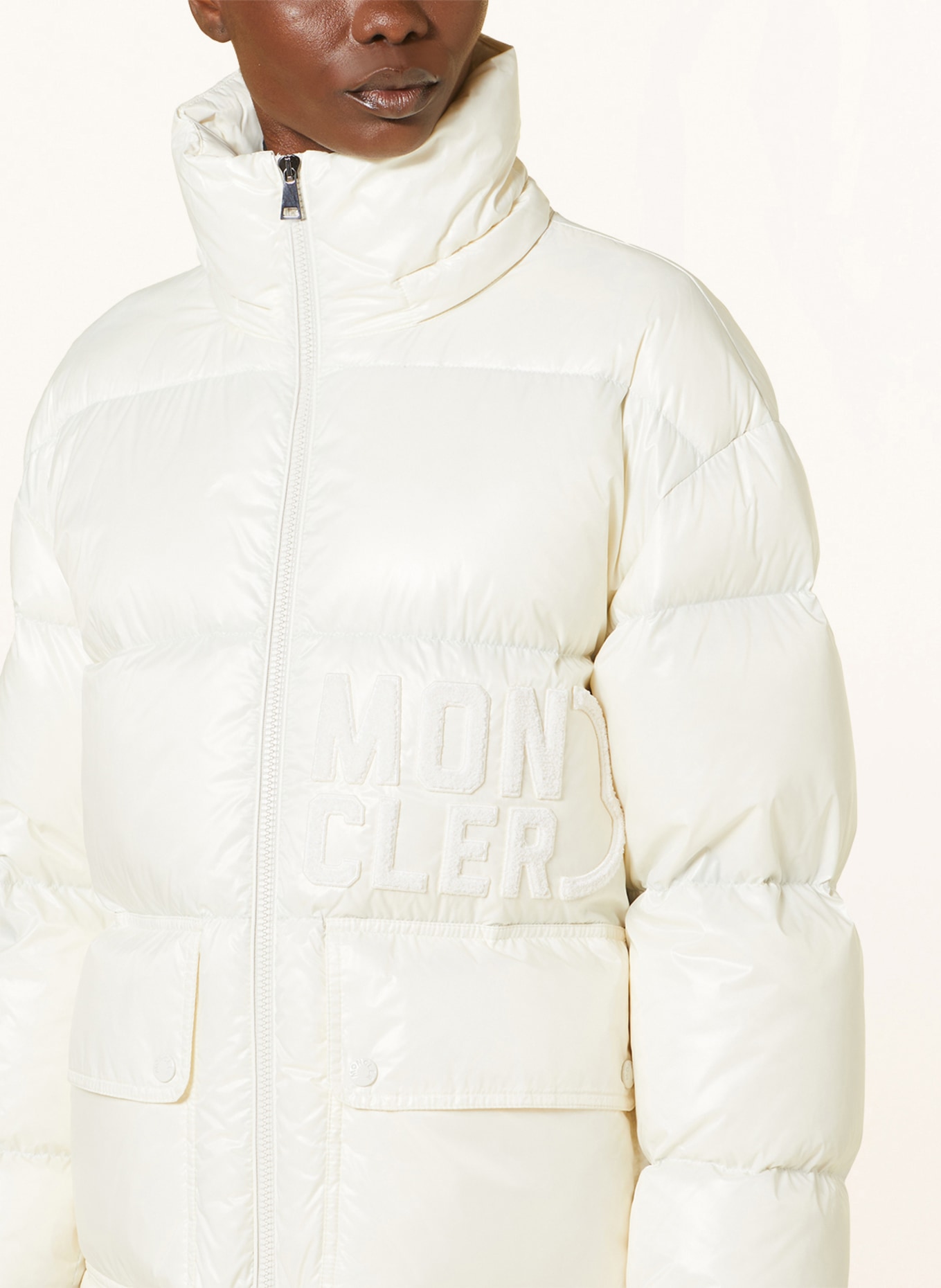 MONCLER Down jacket ABBAYE, Color: WHITE (Image 6)